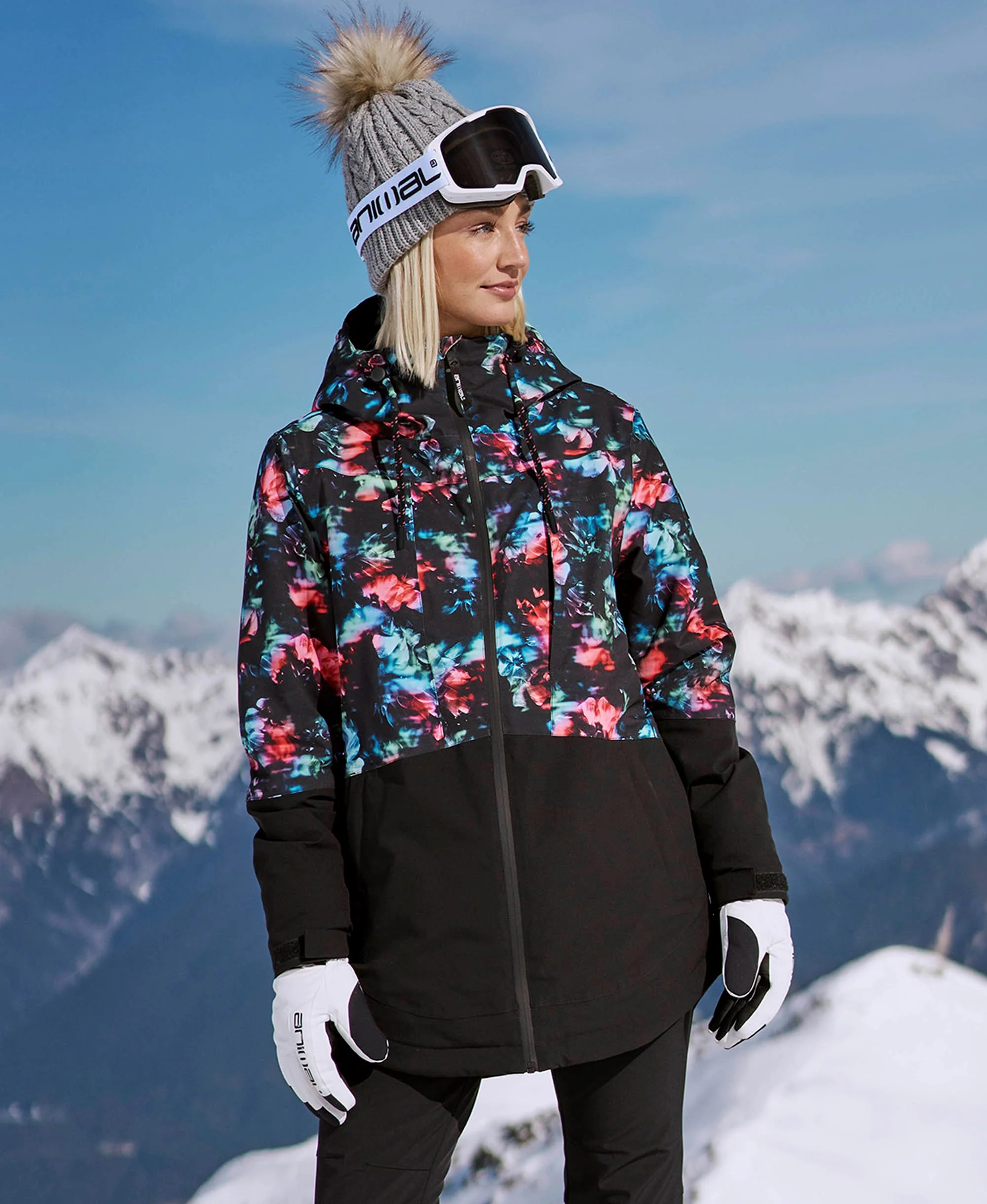 Edge Womens Ski Jacket - Coral