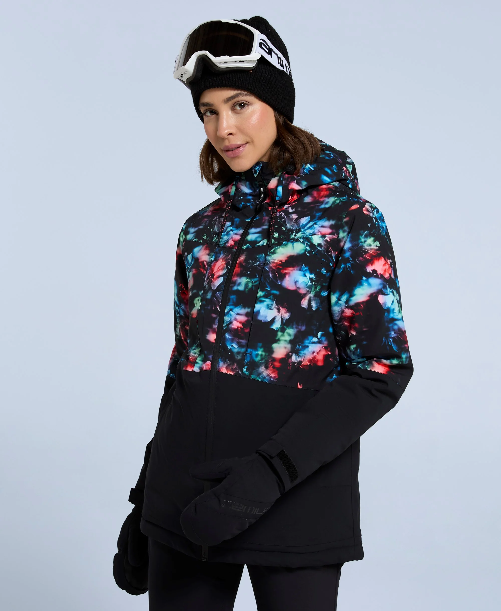 Edge Womens Ski Jacket - Coral - Image 4