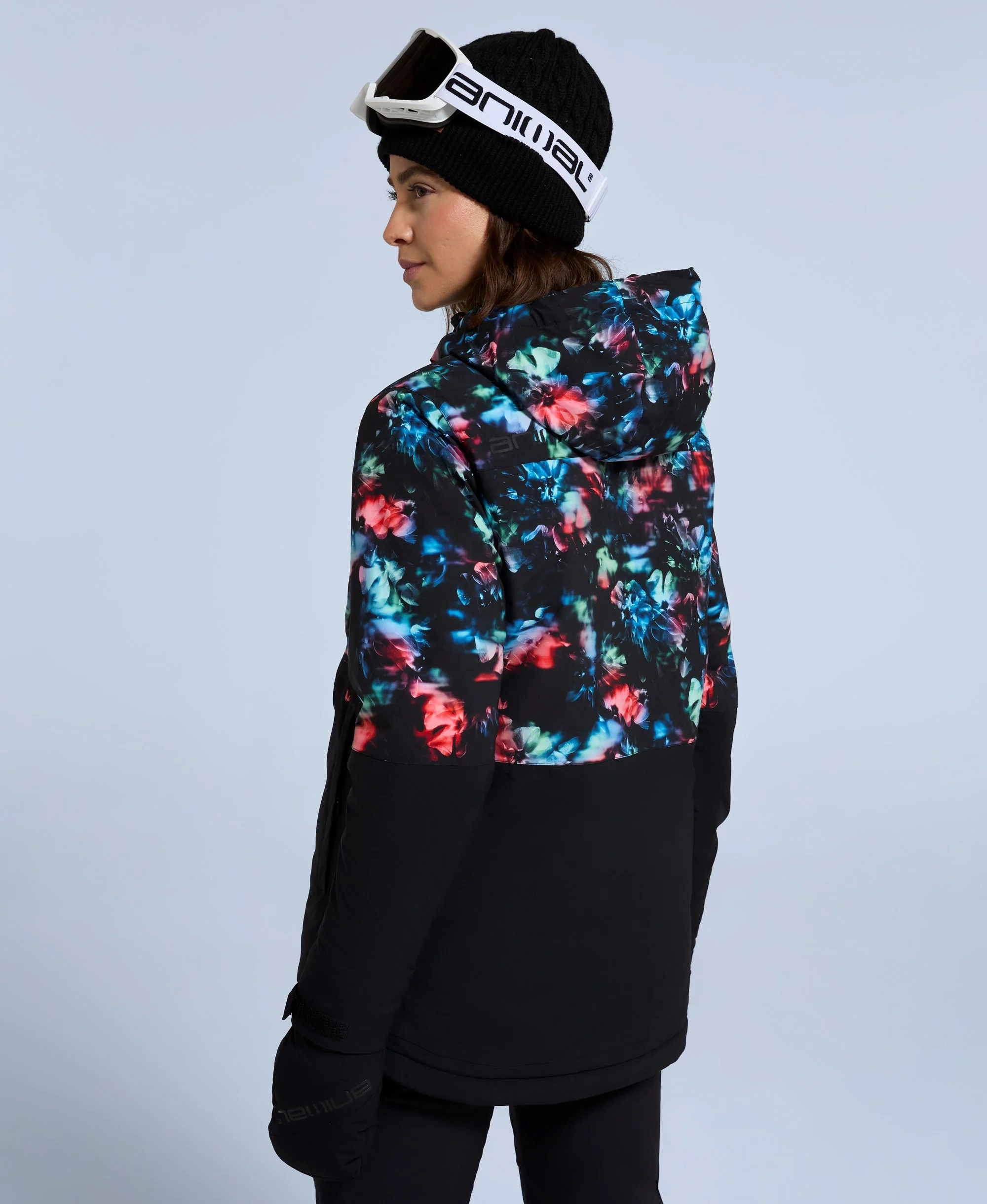 Edge Womens Ski Jacket - Coral - Image 5