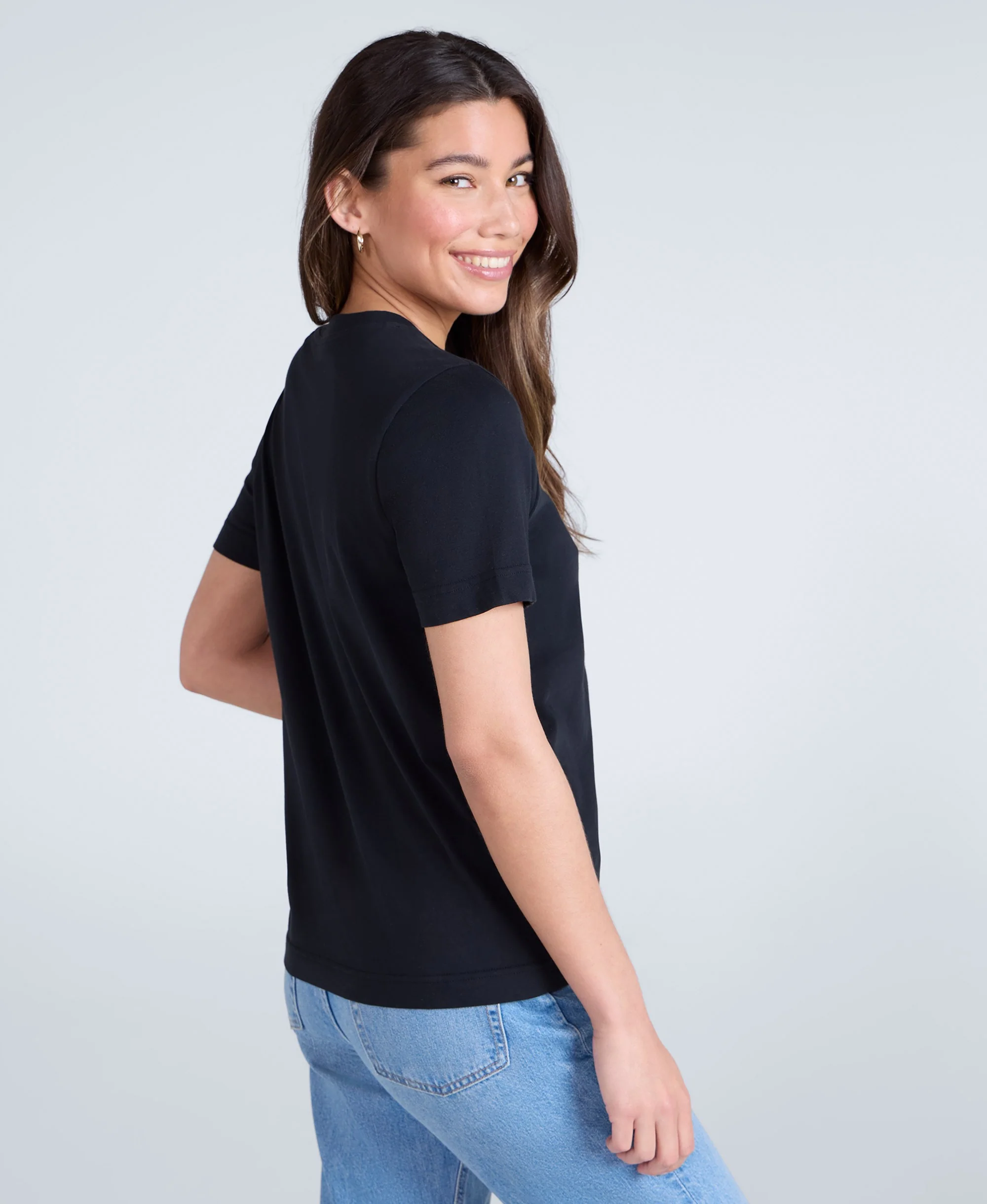 Everyday Fit Womens T-Shirt - Black - Image 3
