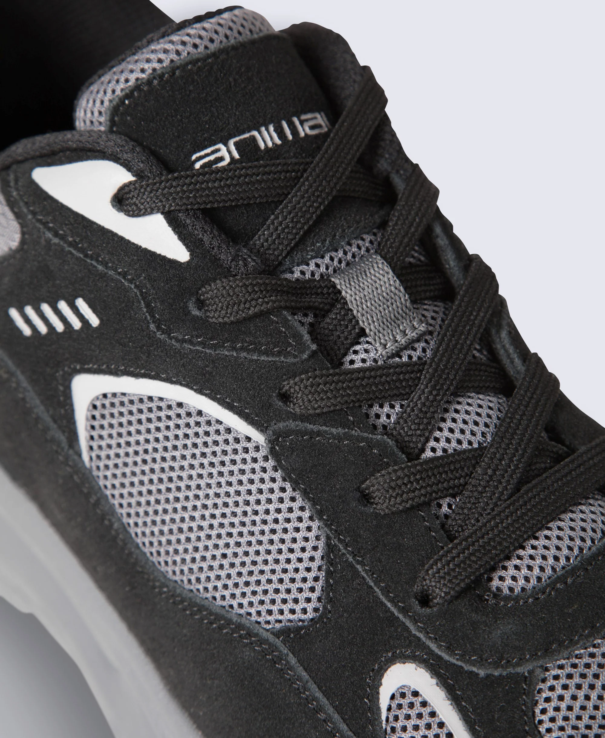Ezra Mens Everyday Leather Trainer - Dark Grey - Image 6