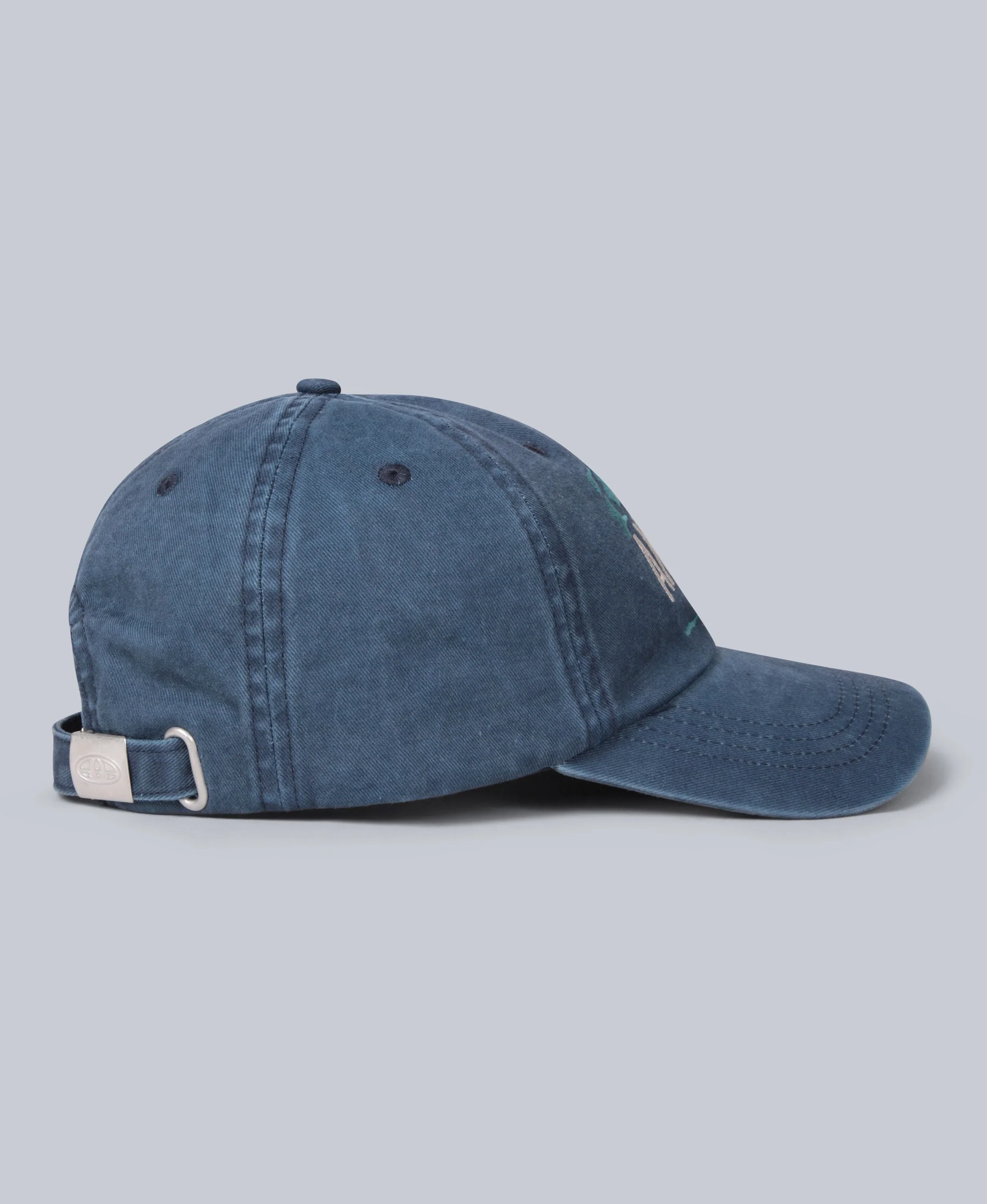 Falmouth Baseball Cap - Navy - Image 3
