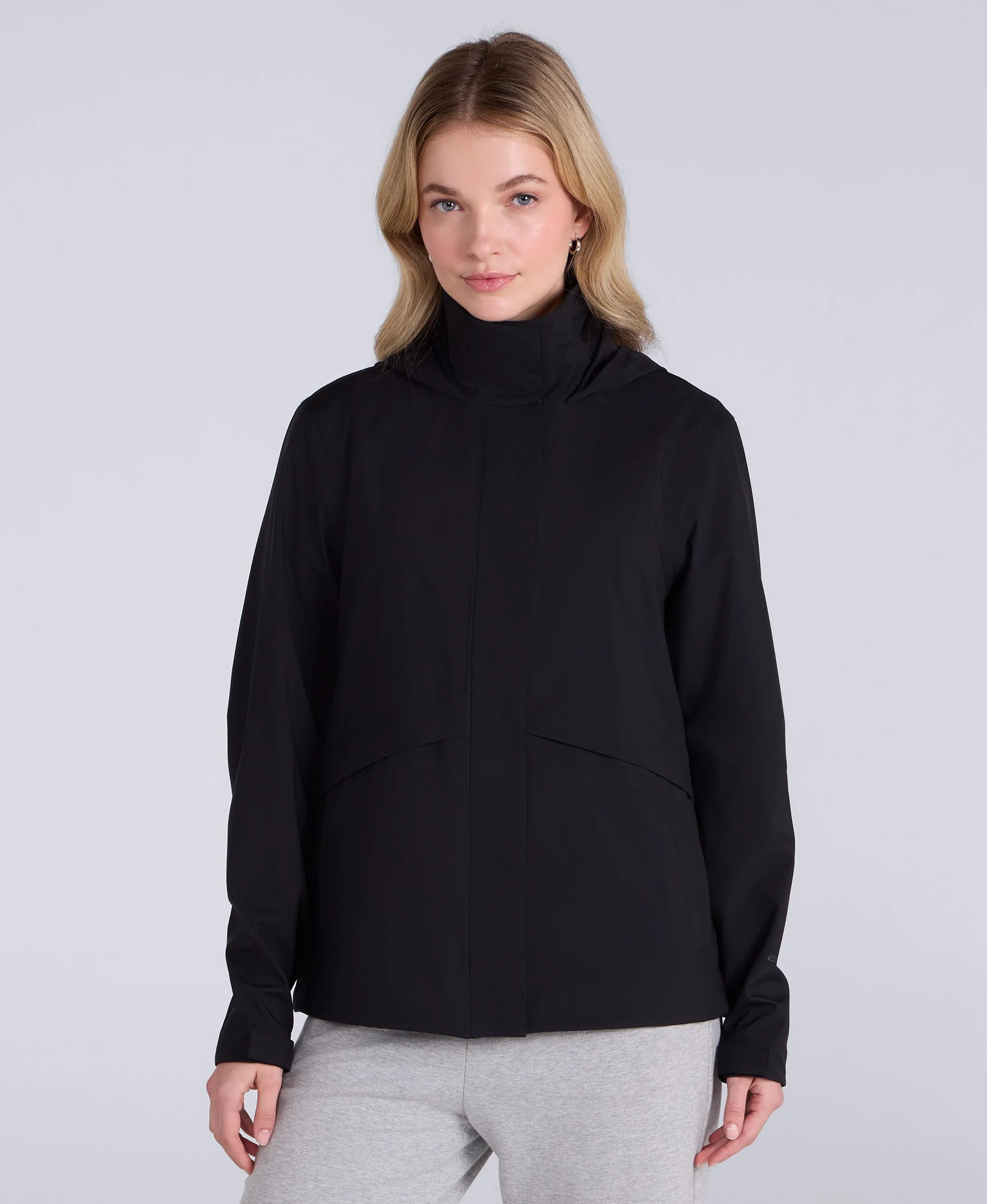 Finn Womens Waterproof Jacket - Black
