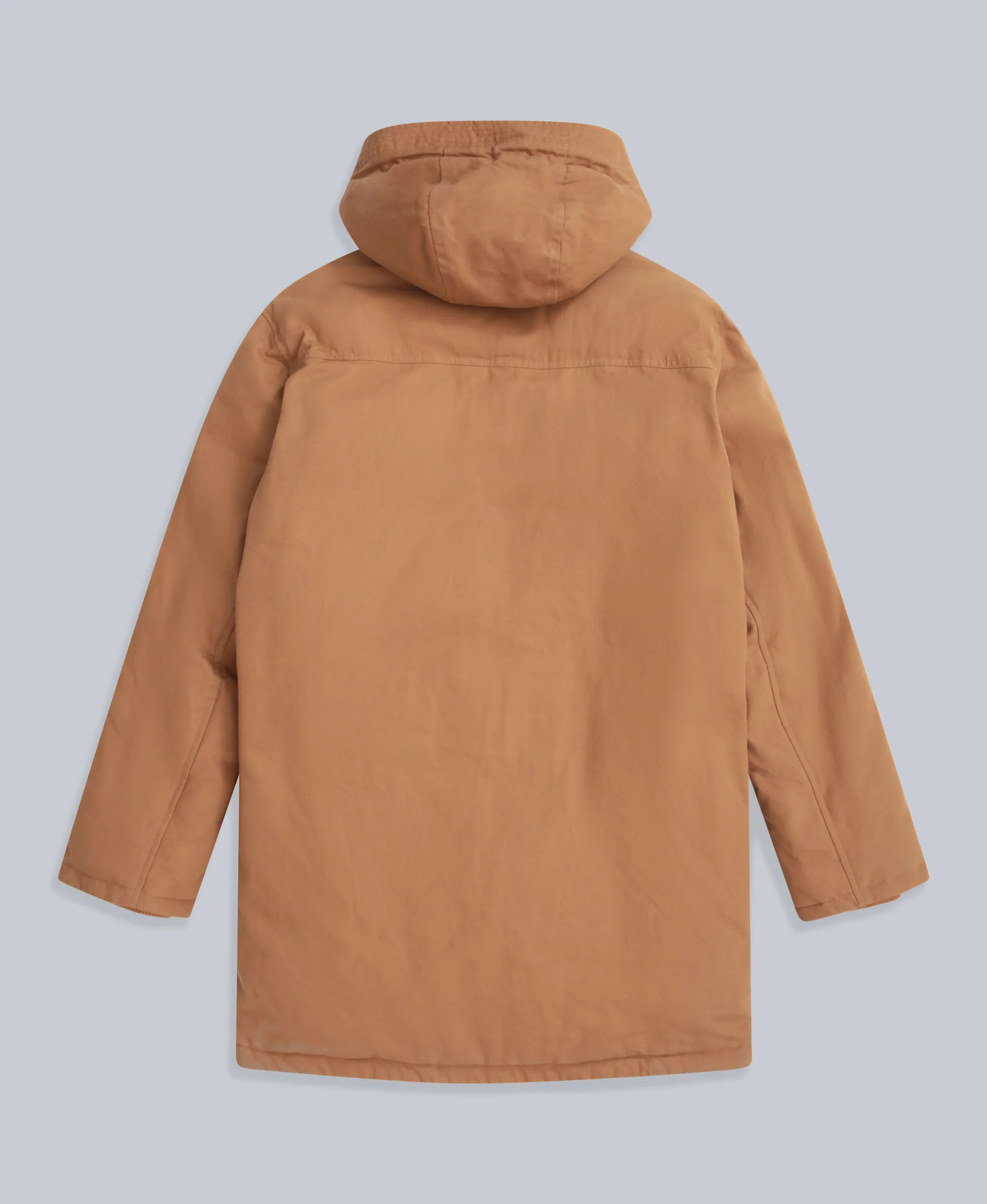 Fistral Mens Borg Lined Parka - Tan - Image 7