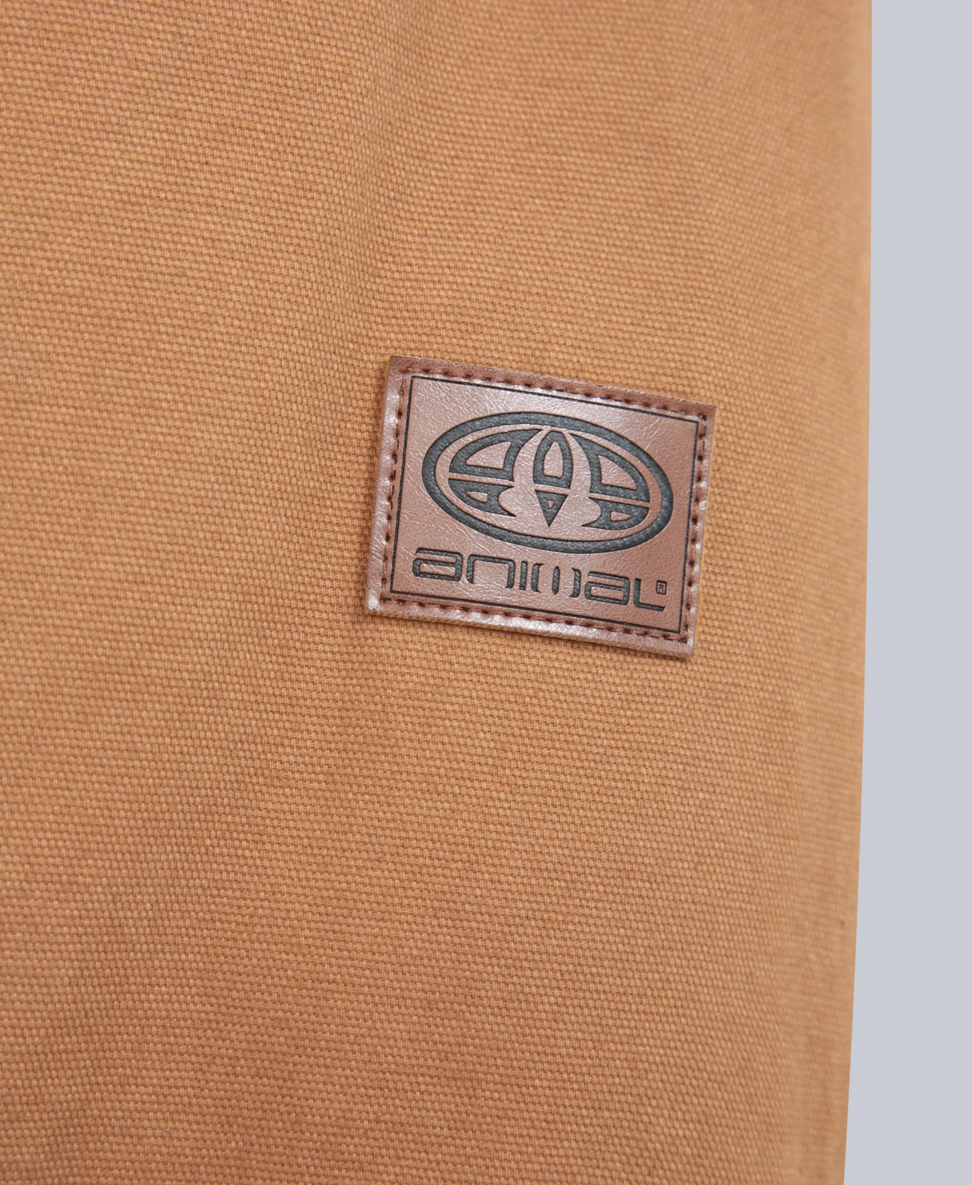 Fistral Mens Borg Lined Parka - Tan - Image 9