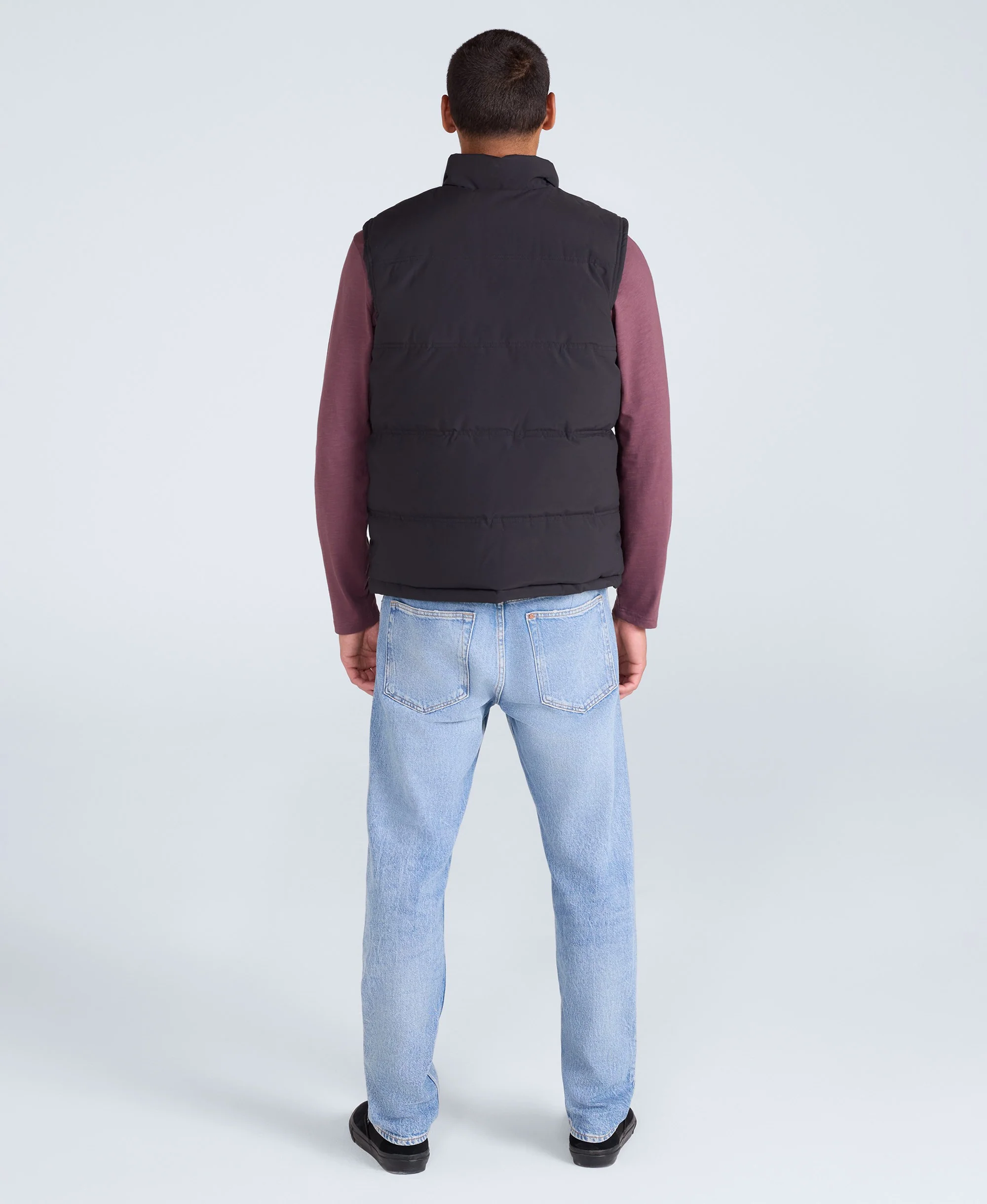 Fistral Mens Padded Gilet - Black - Image 5