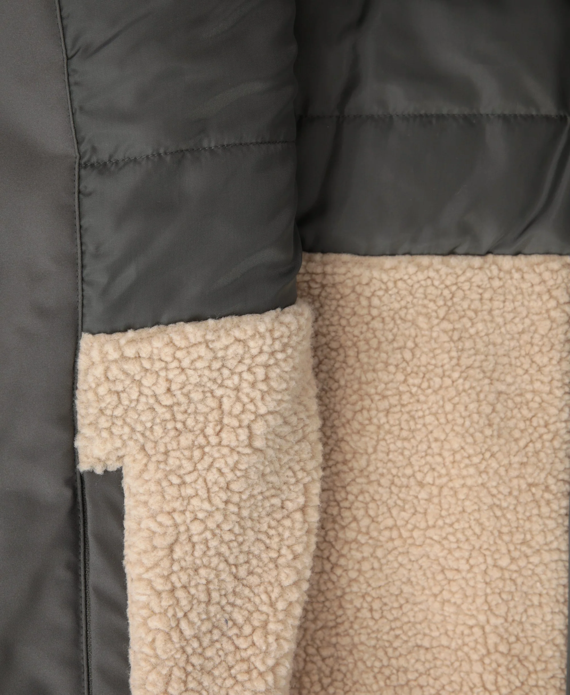 Fistral Mens Padded Jacket - Khaki - Image 11