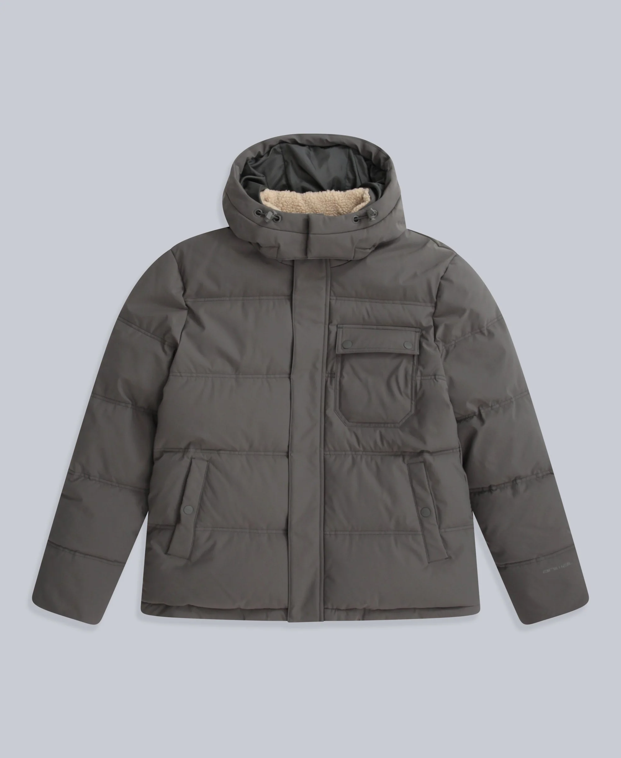 Fistral Mens Padded Jacket - Khaki - Image 12