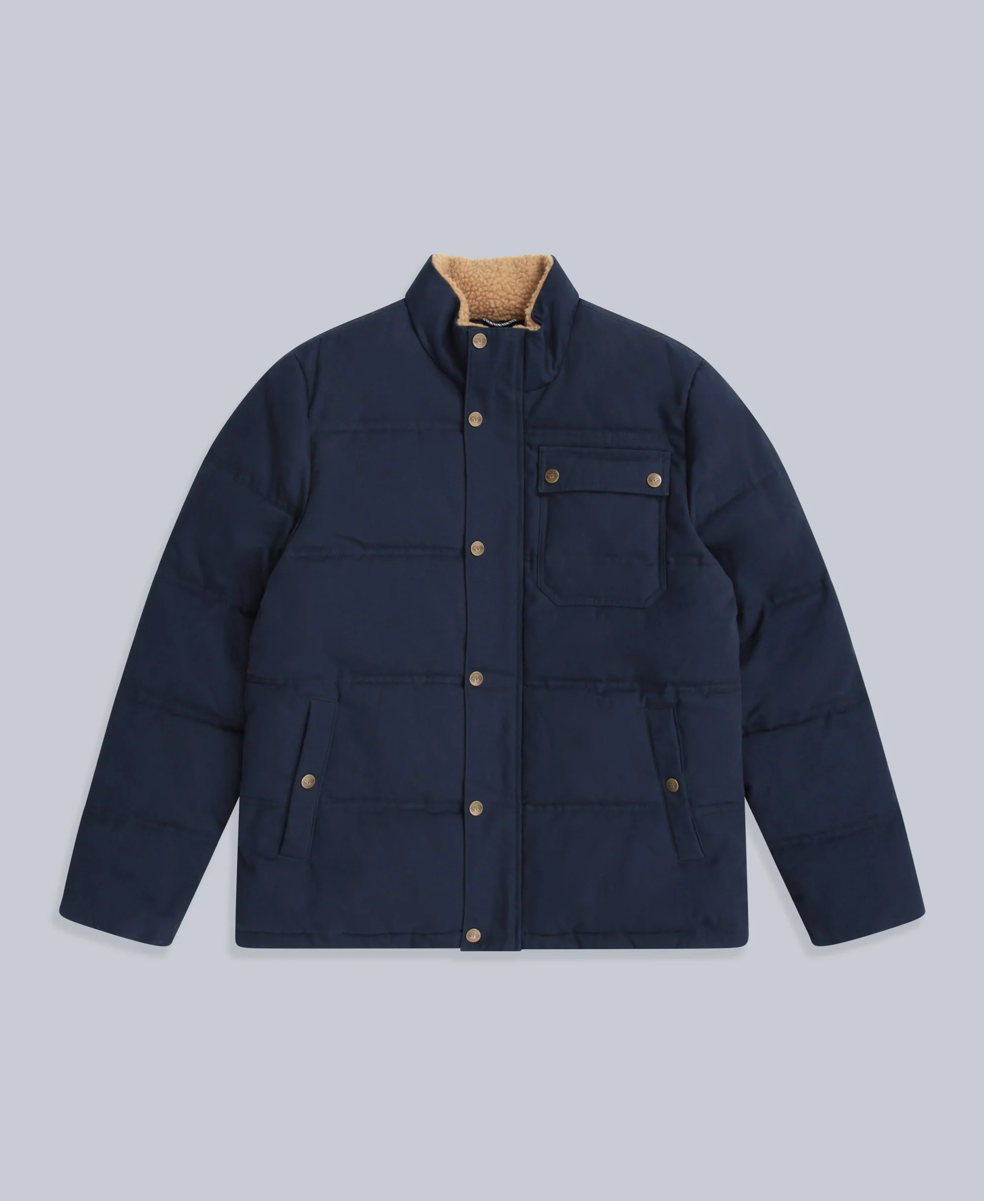 Fistral Mens Padded Jacket - Navy - Image 6