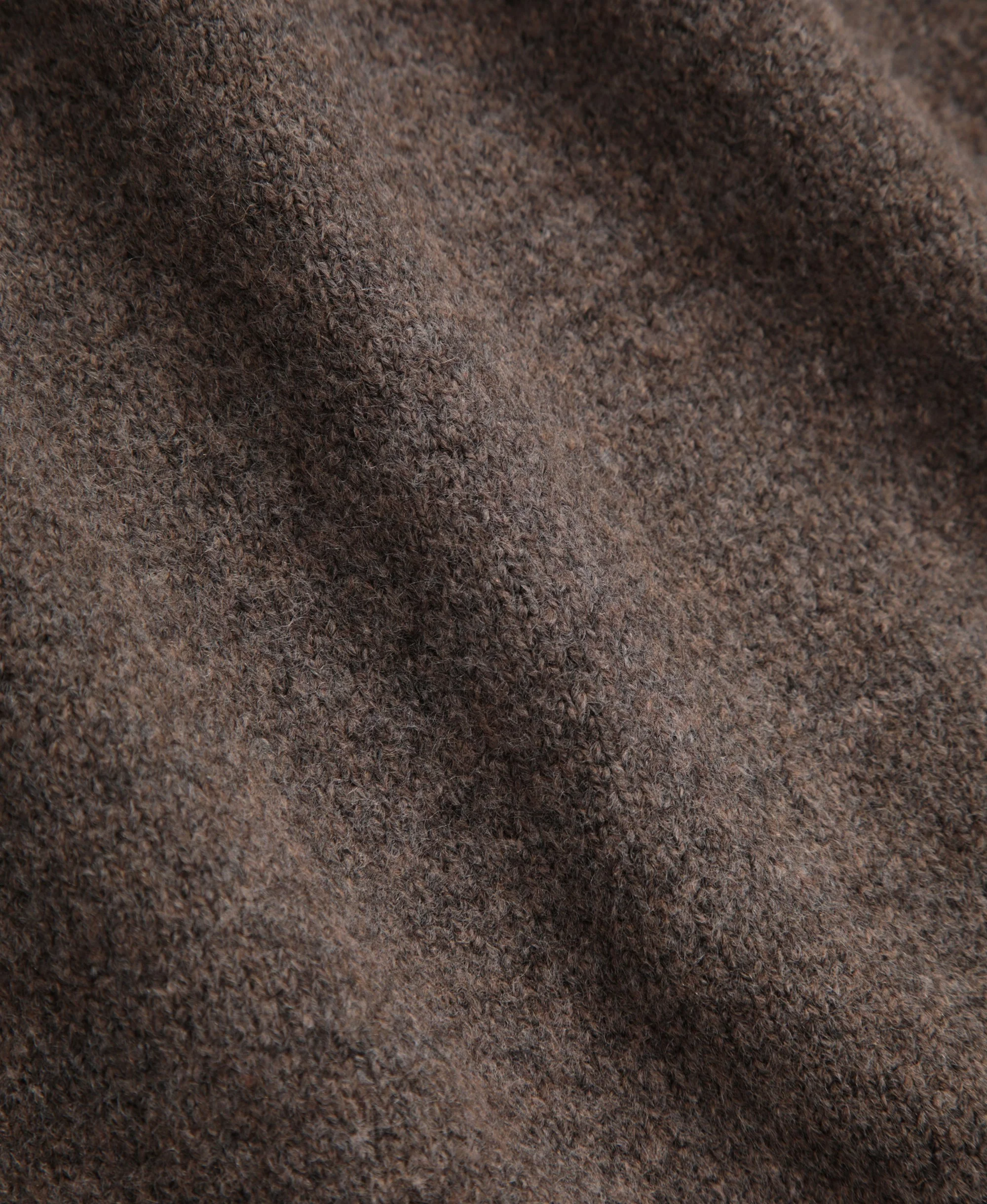 Fluffy Womens Jumper - Brown - Image 11
