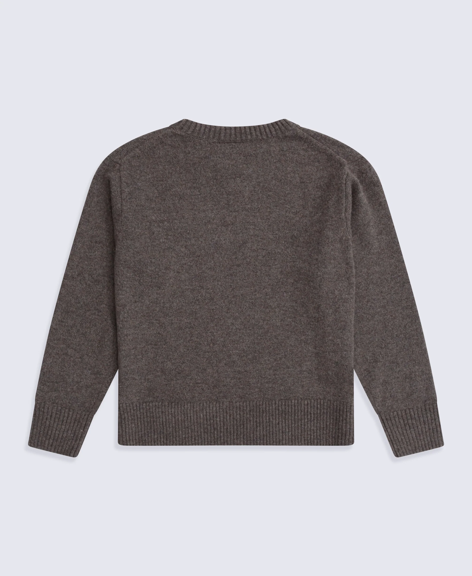 Fluffy Womens Jumper - Brown - Image 7