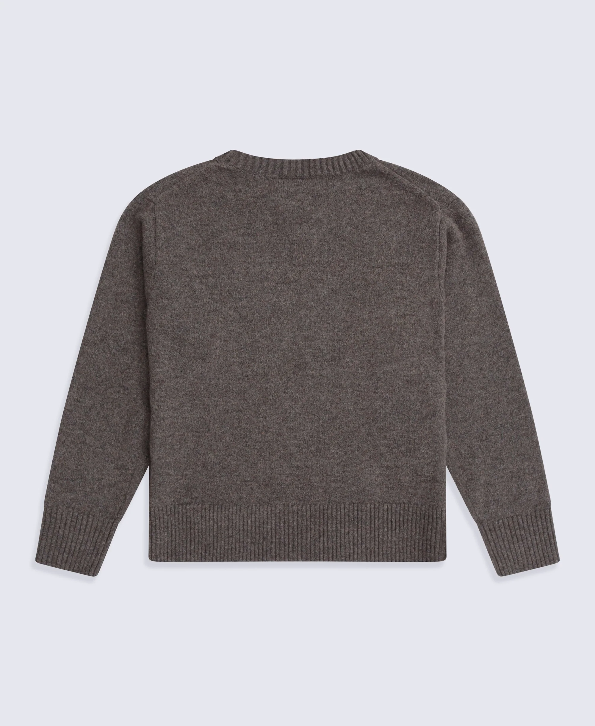 Fluffy Womens Jumper - Brown - Image 8