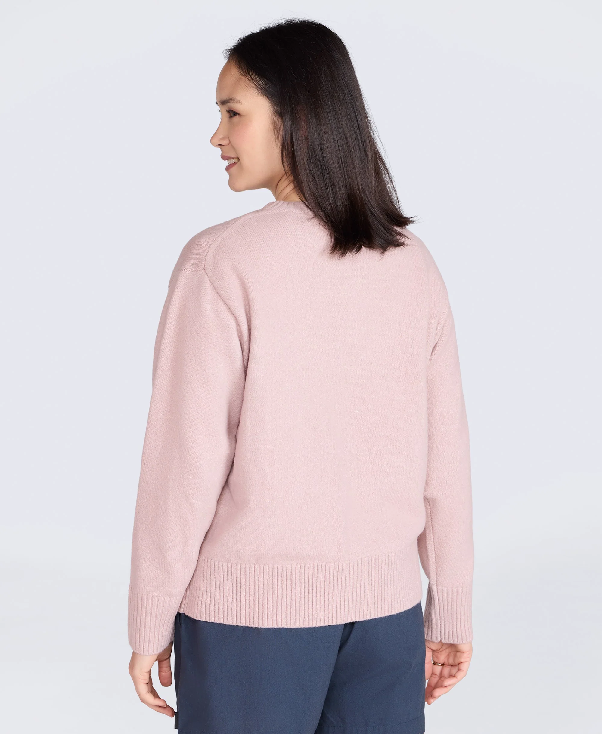 Fluffy Womens Jumper - Pink - Image 4