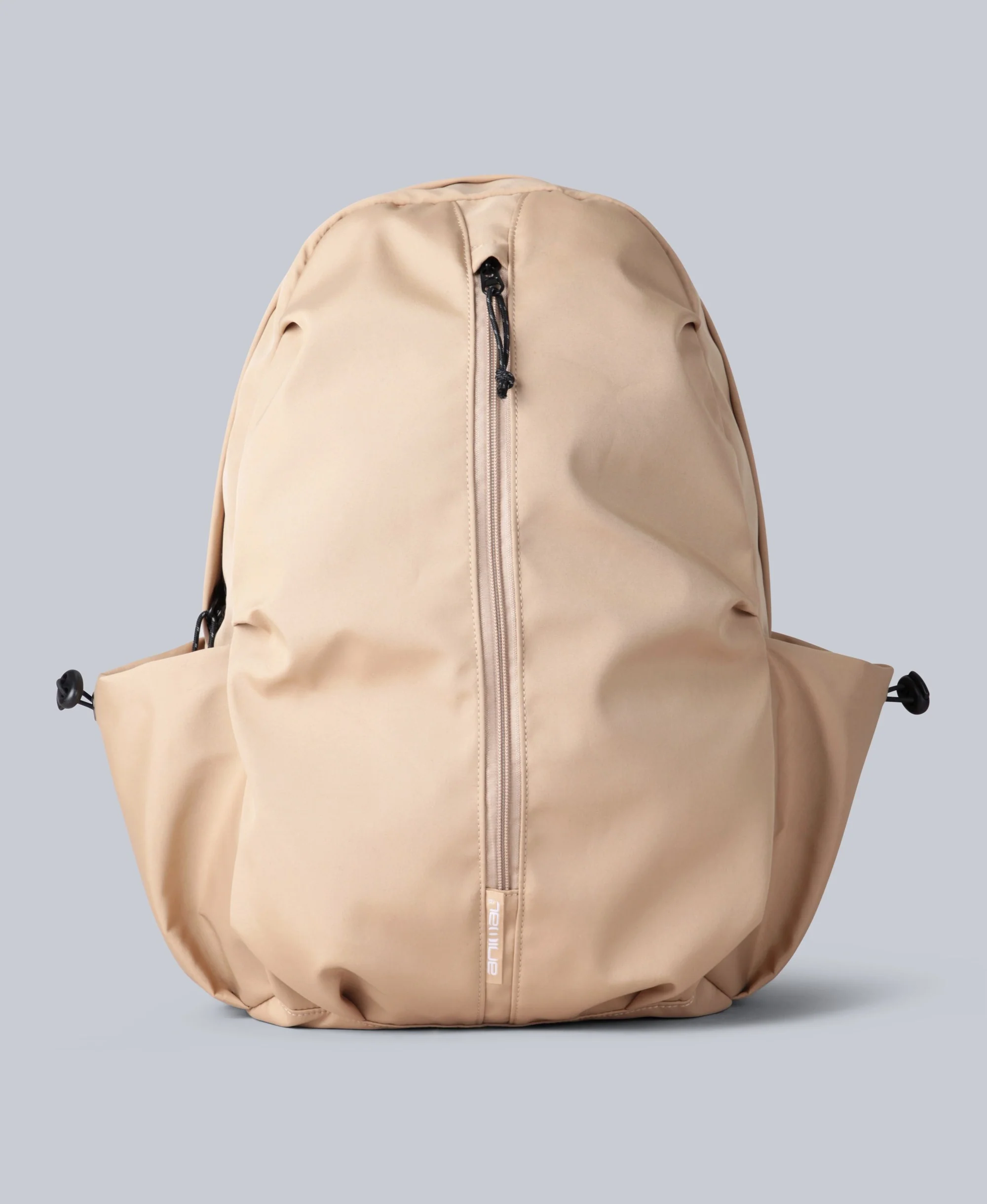 Front Zip Backpack 17L - Beige - Image 6