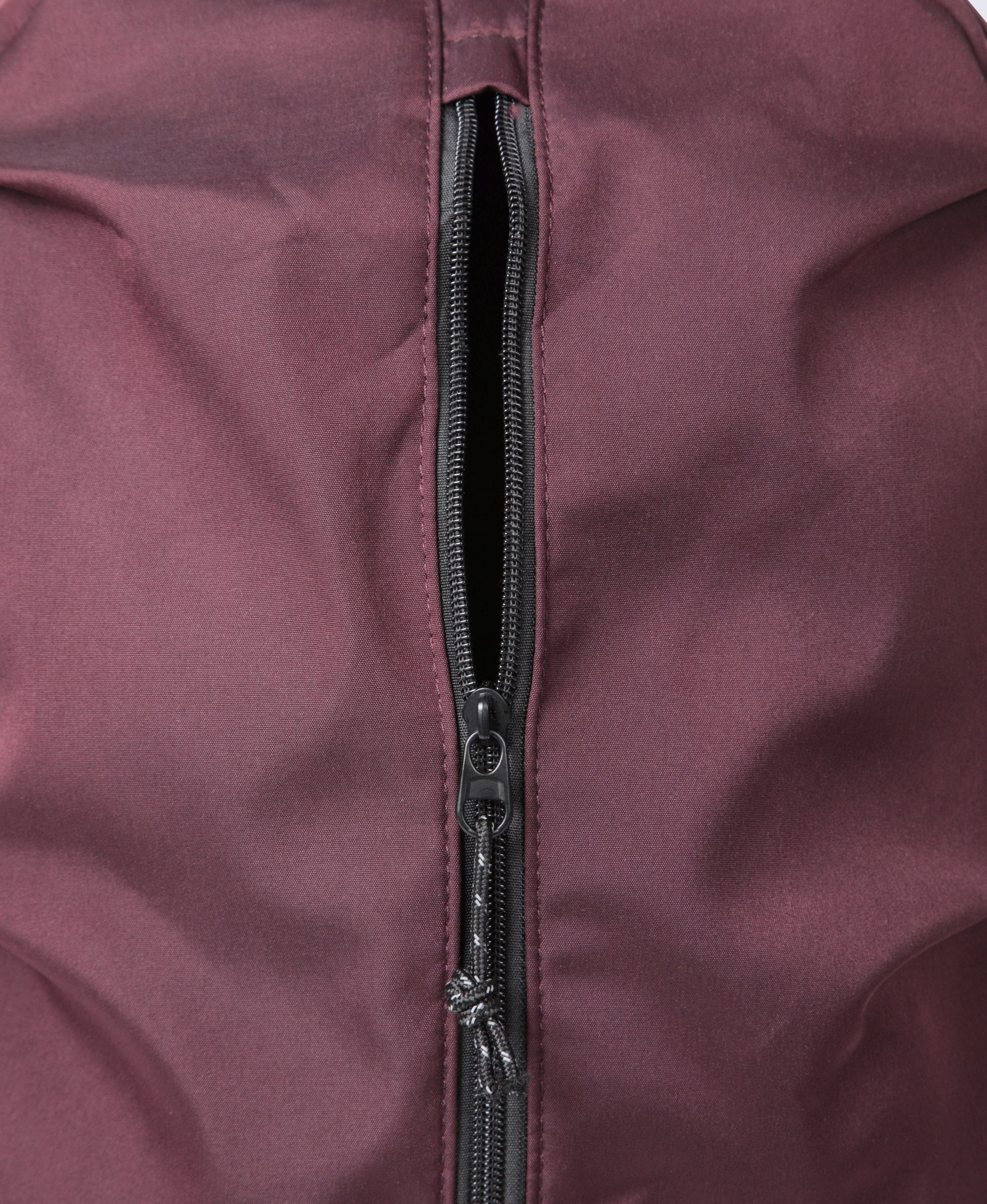 Front Zip Backpack 17L - Dark Burgundy - Image 7