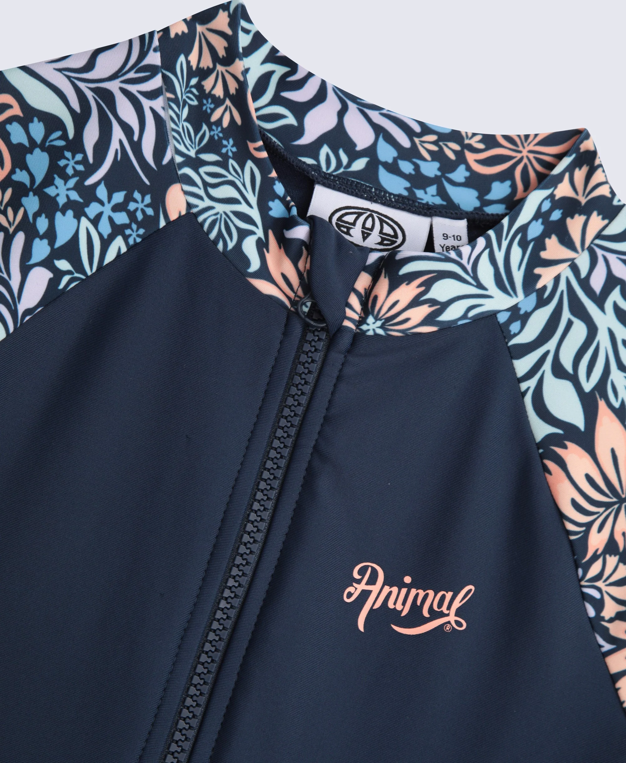 Gala Long Sleeve Kids Swimsuit - Navy - Image 3