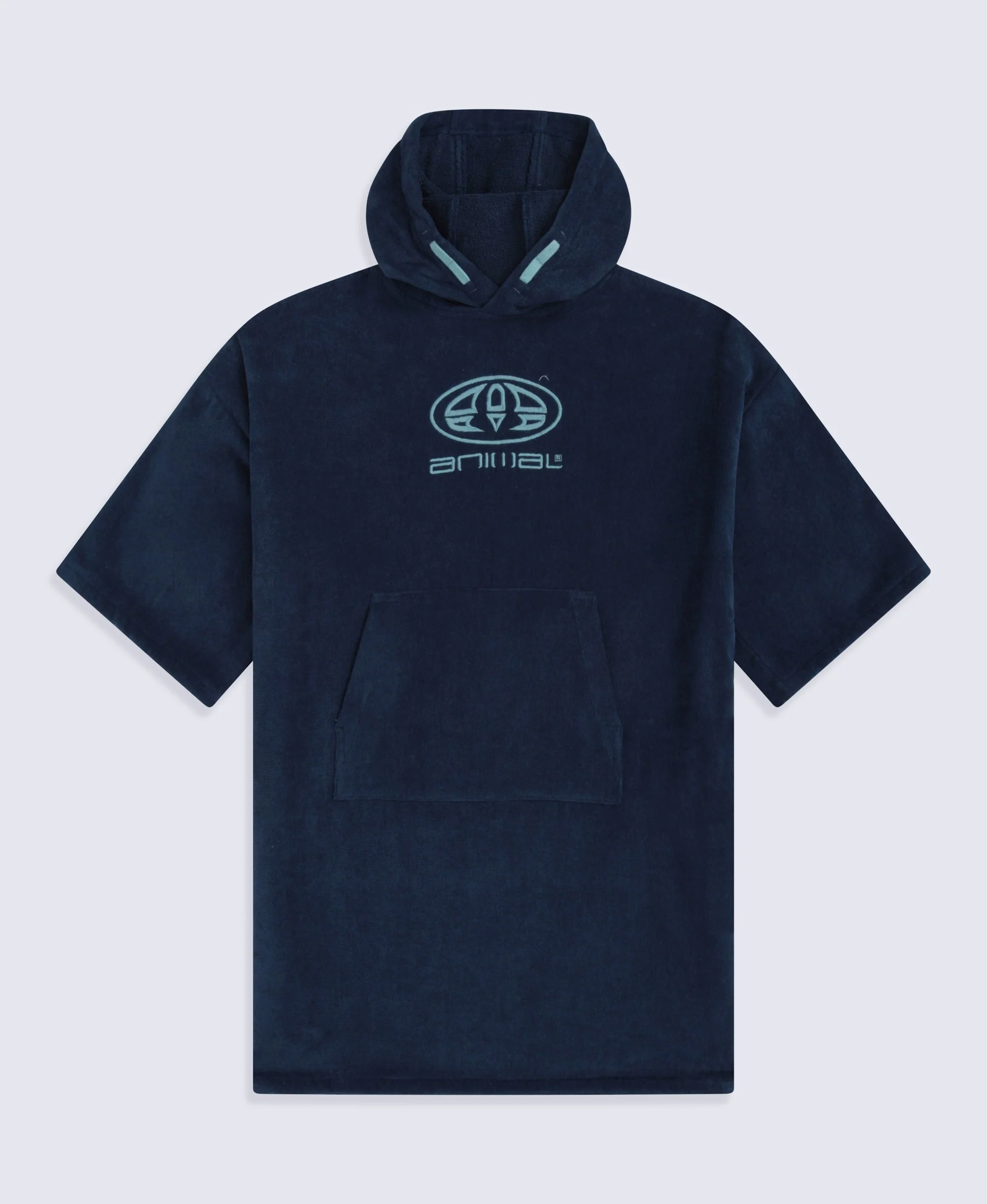 Gill Kids Towelling Poncho - Navy - Image 2