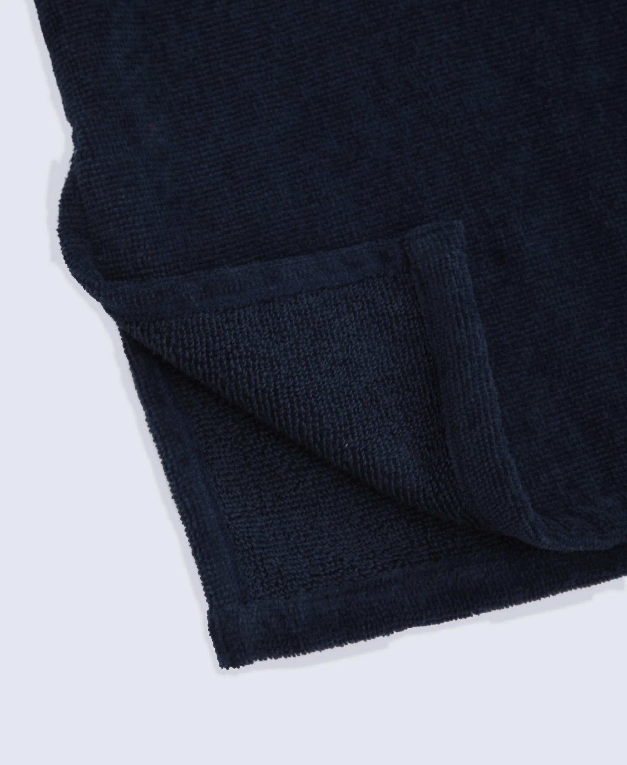 Gill Kids Towelling Poncho - Navy - Image 5