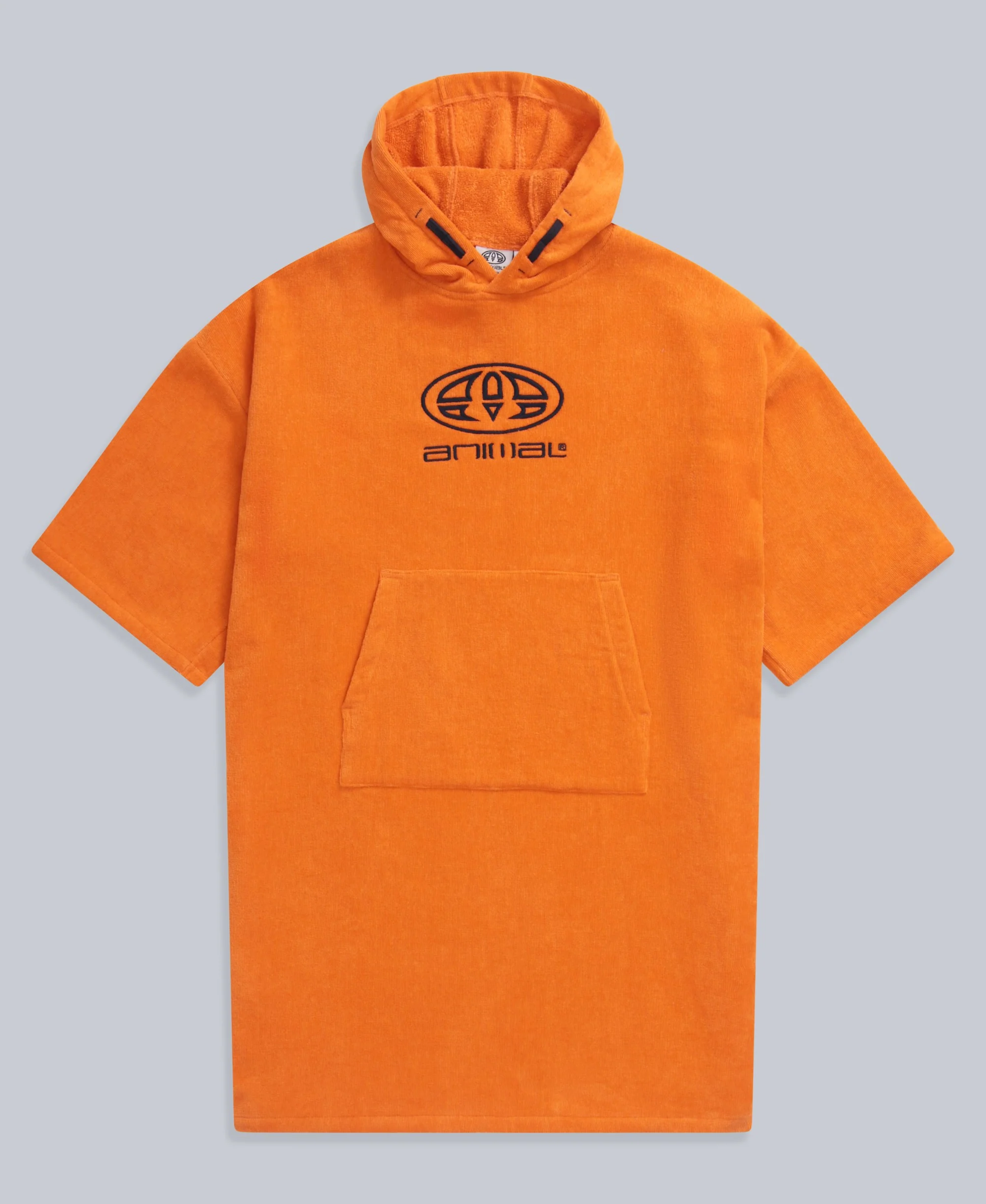 Gill Kids Towelling Poncho - Orange - Image 4