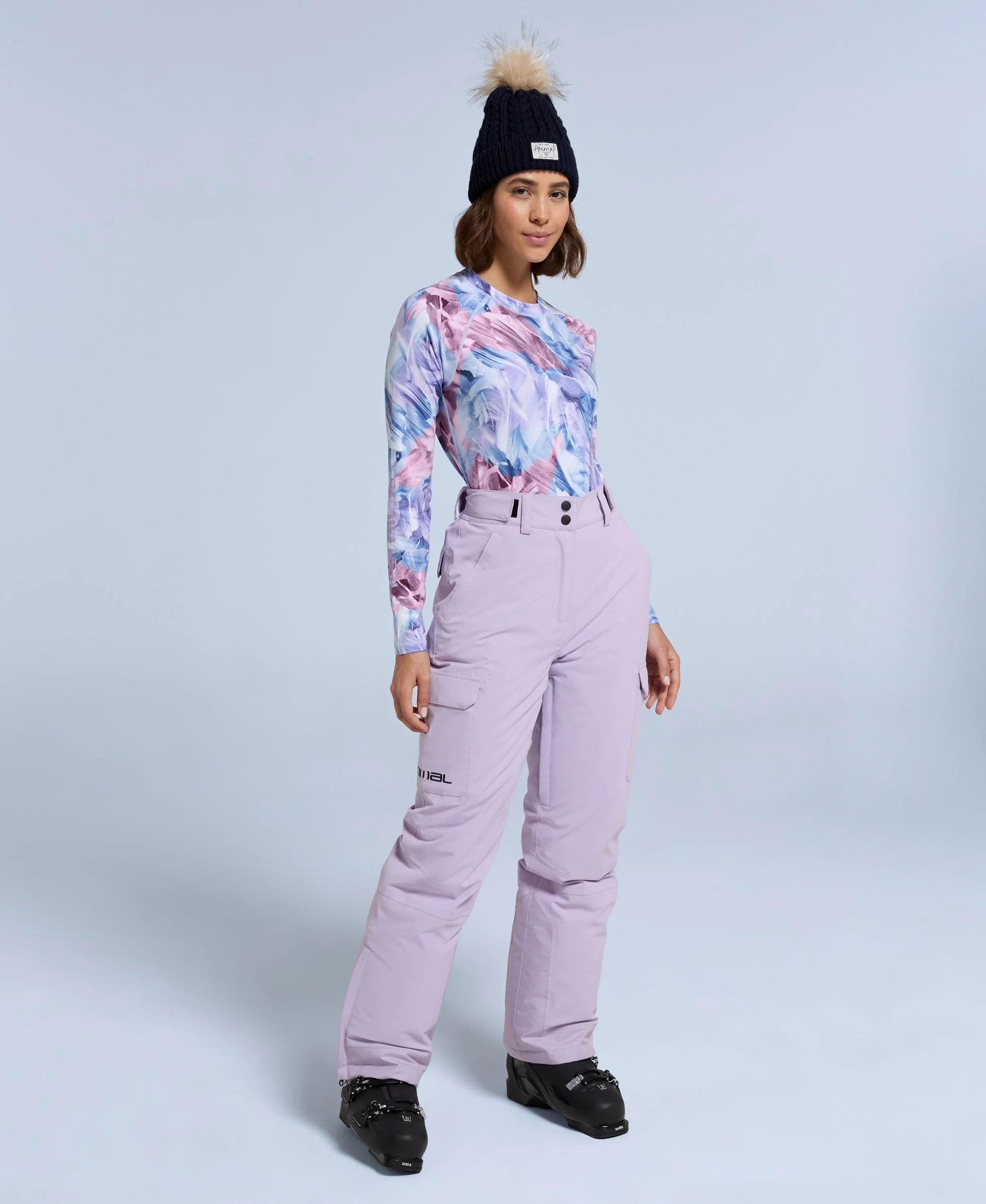 Glaze Womens Snow Pants - Lilac - Image 2