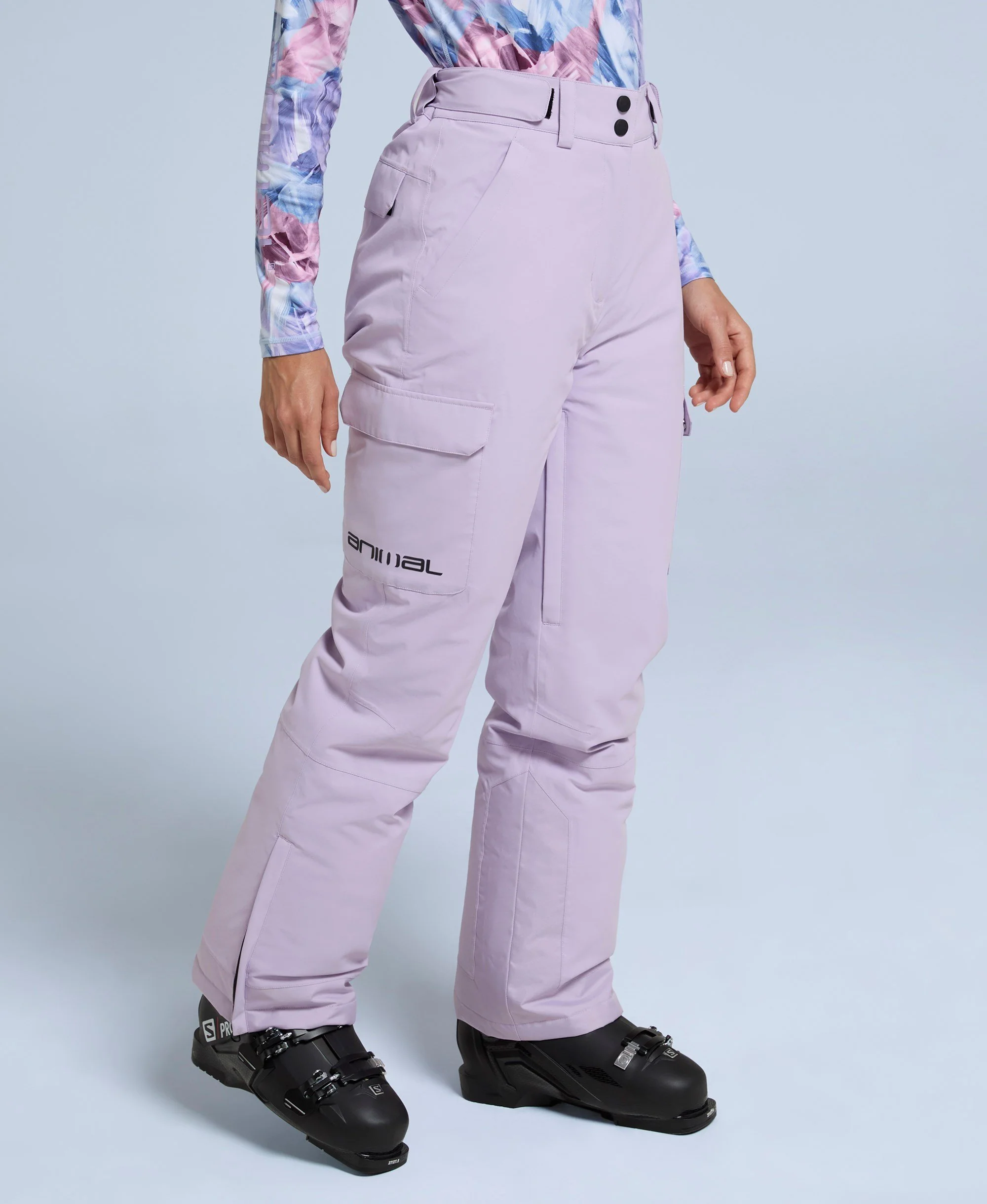Glaze Womens Snow Pants - Lilac - Image 5
