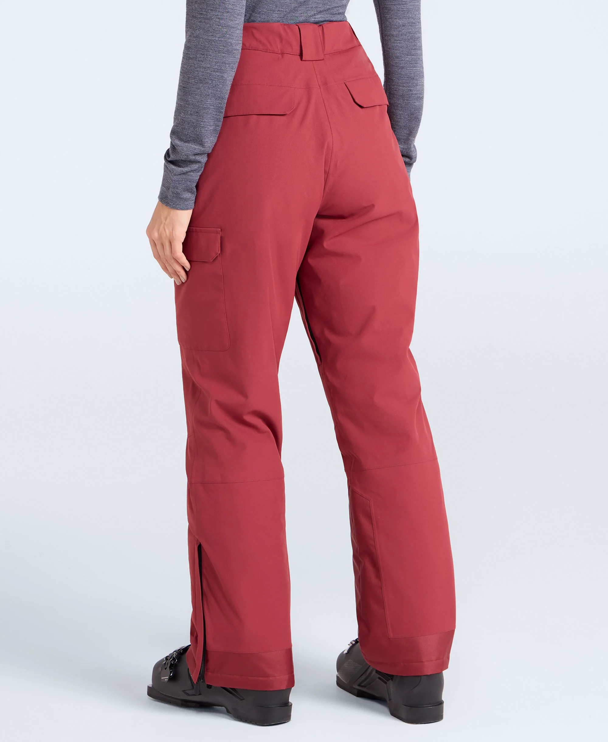Glaze Womens Snow Pants - Red - Image 3