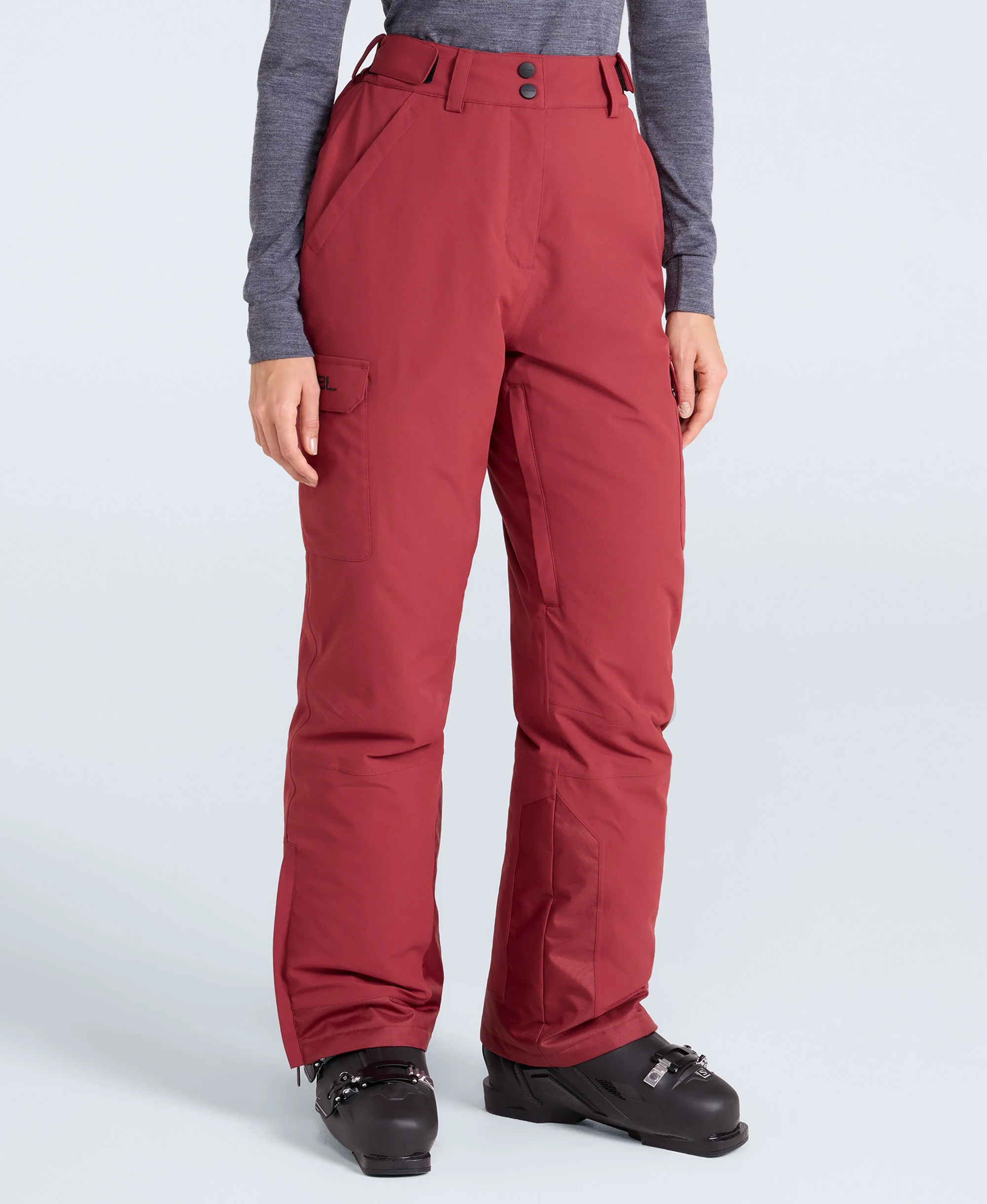 Glaze Womens Snow Pants - Red - Image 4