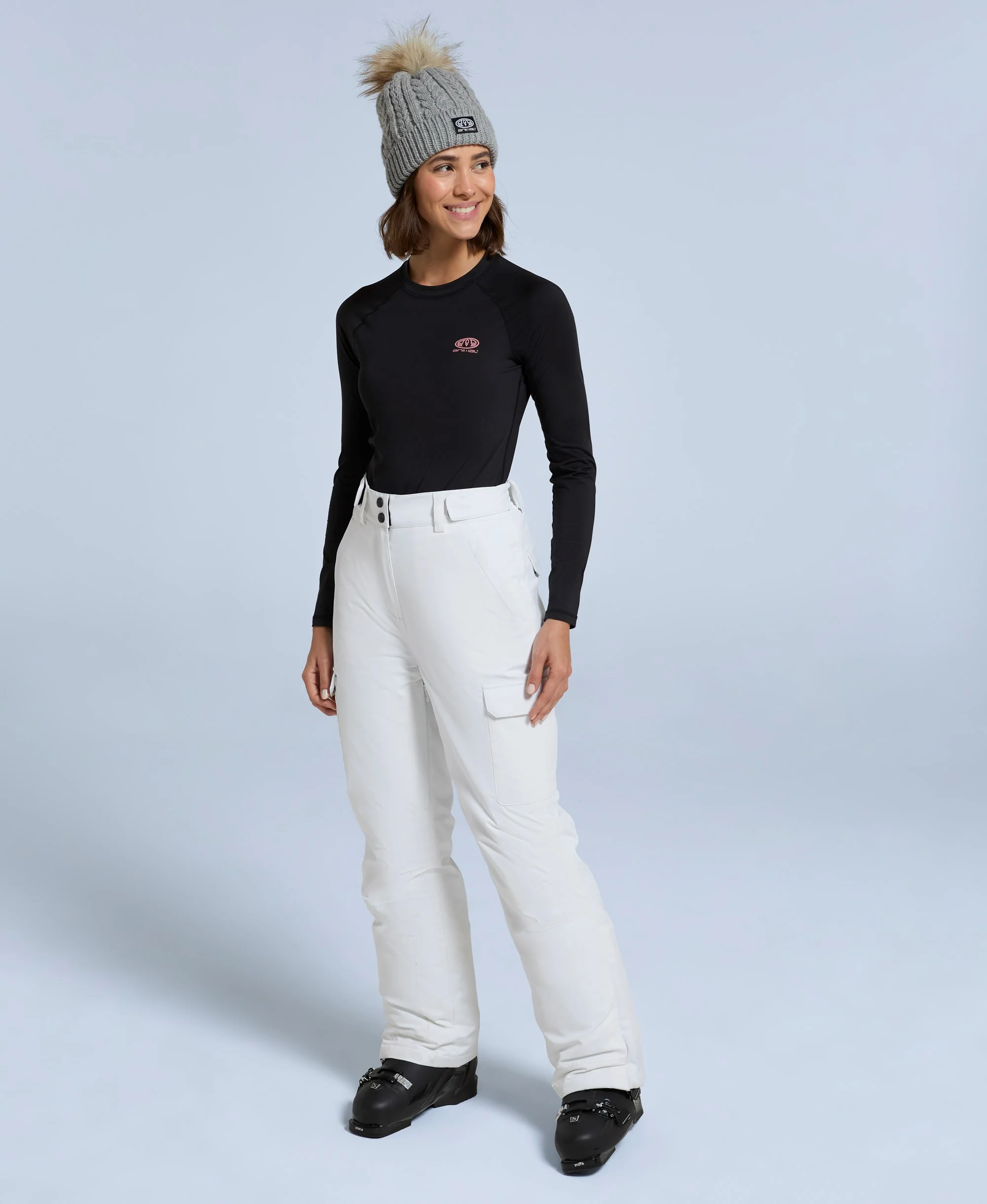 Glaze Womens Snow Pants - White - Image 3
