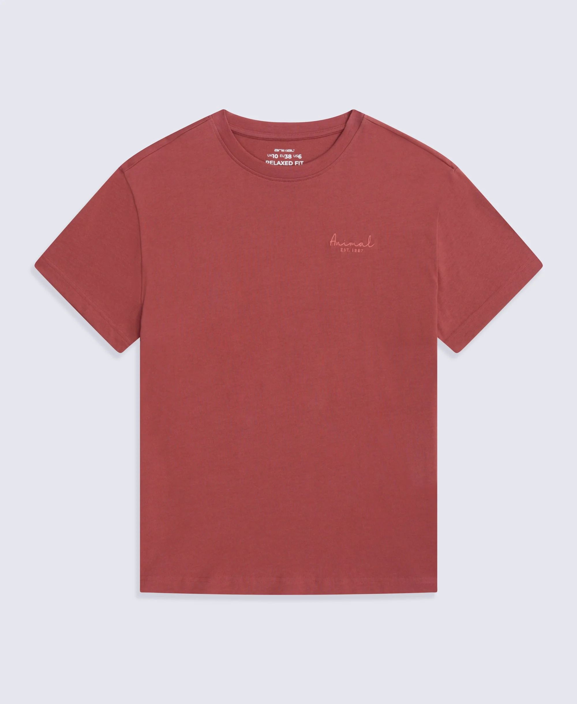 Grace Womens Heavyweight T-Shirt - Rust - Image 6