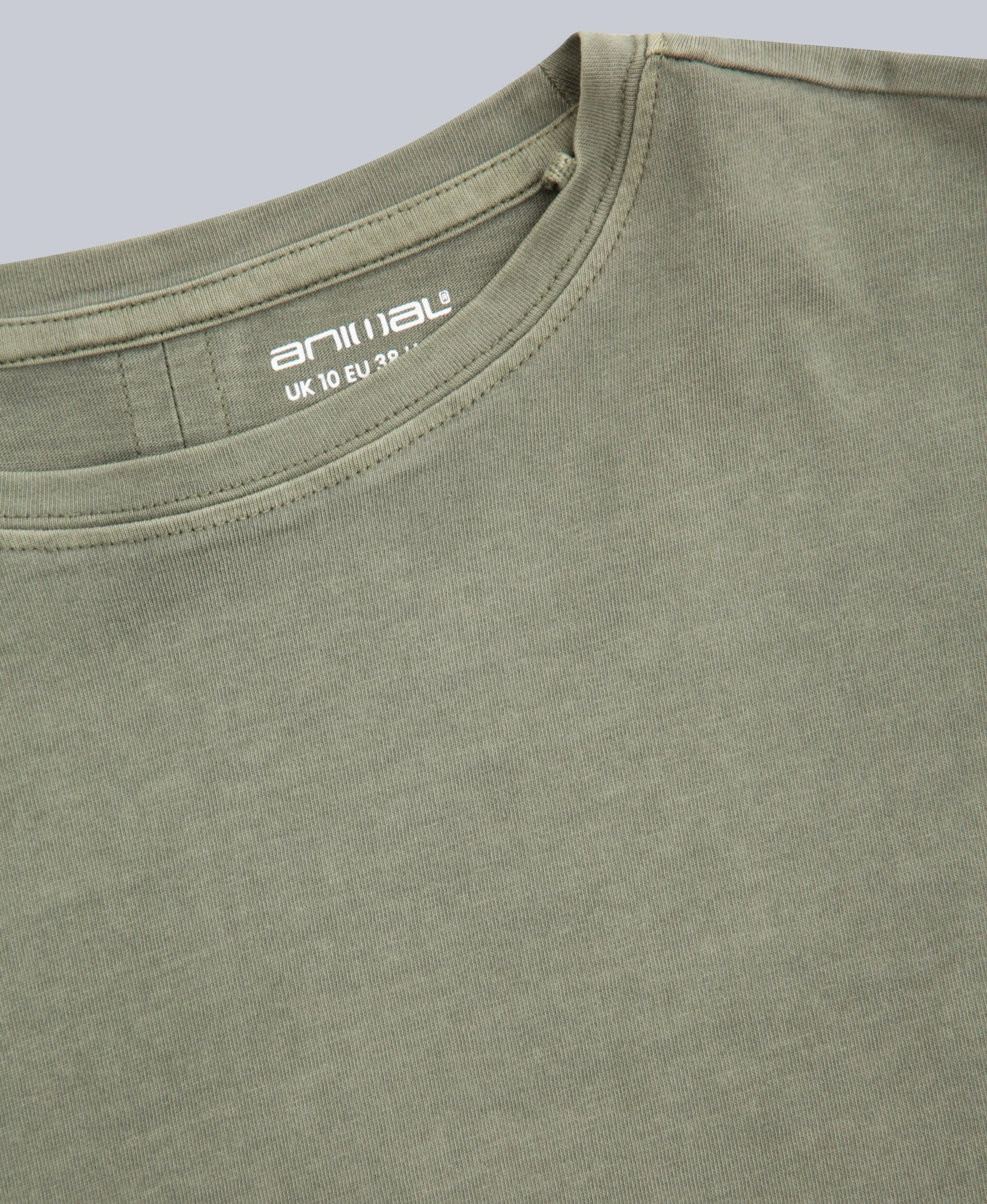 Harper Womens Oversized T-Shirt - Khaki - Image 7