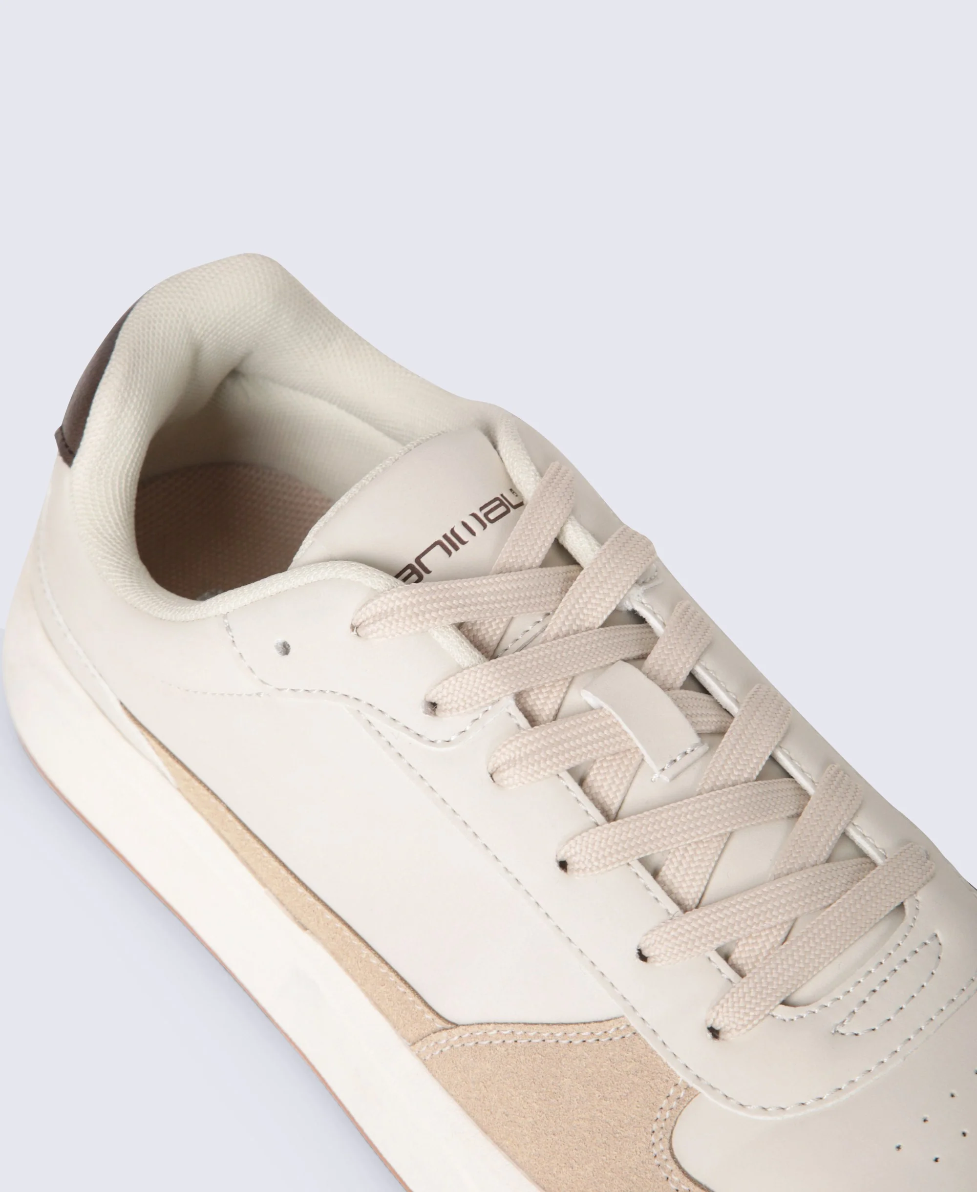 Hudson Mens Casual Trainer - Beige - Image 5