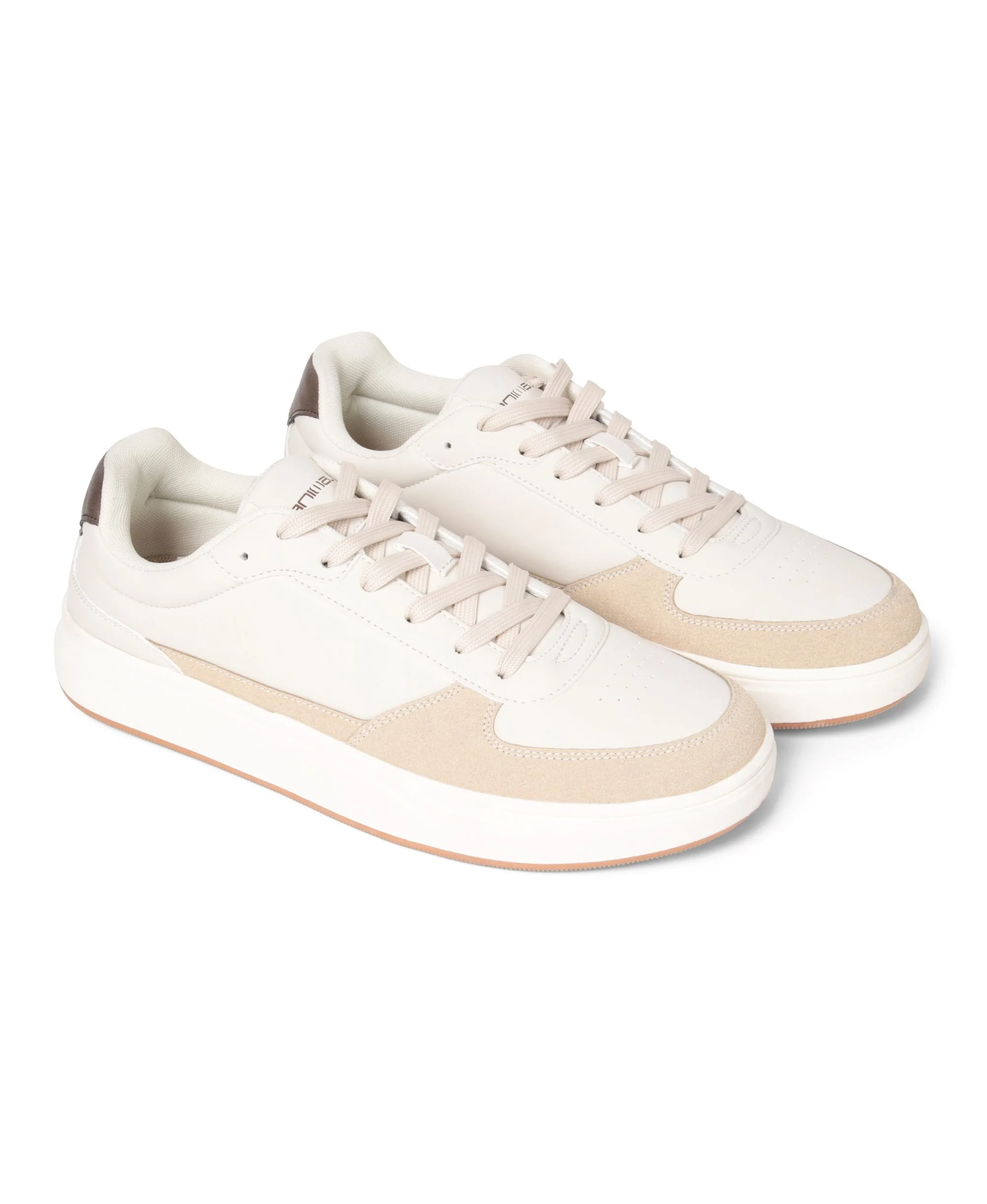 Hudson Mens Casual Trainer - Beige - Image 6