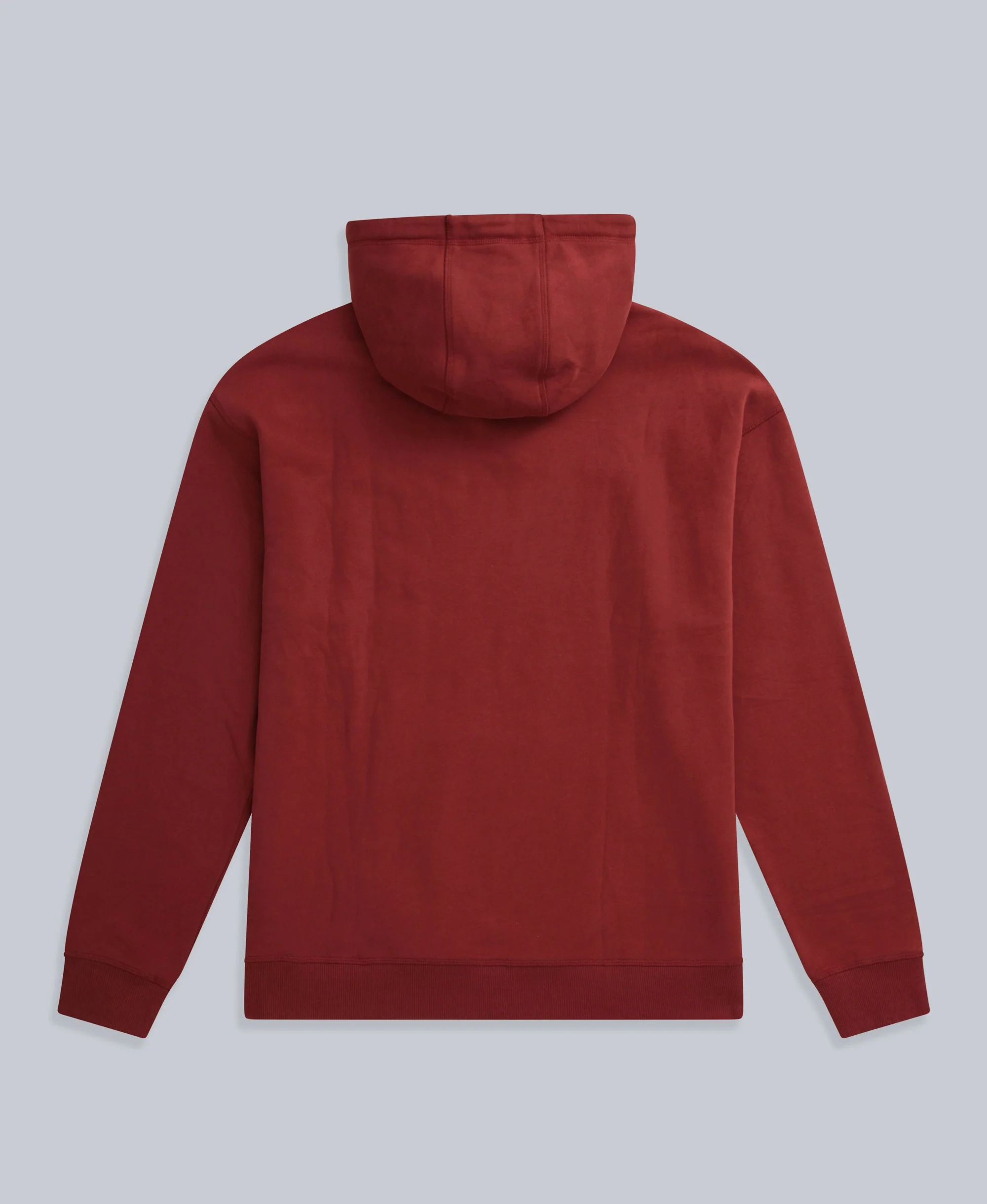 Icon Mens Drop Shoulder Hoodie - Dark Red - Image 5