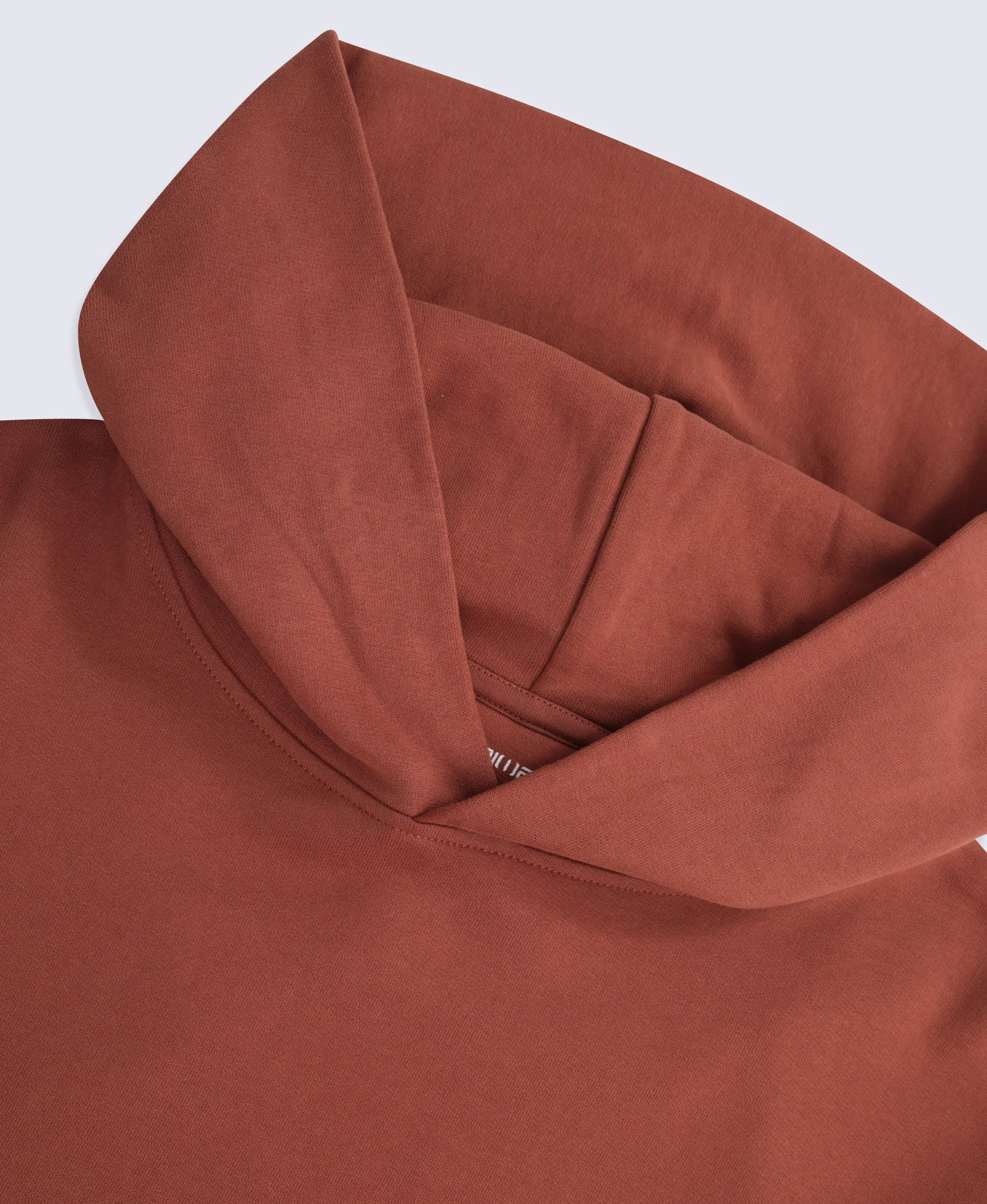 Icon Mens Drop Shoulder Hoodie - Rust - Image 7