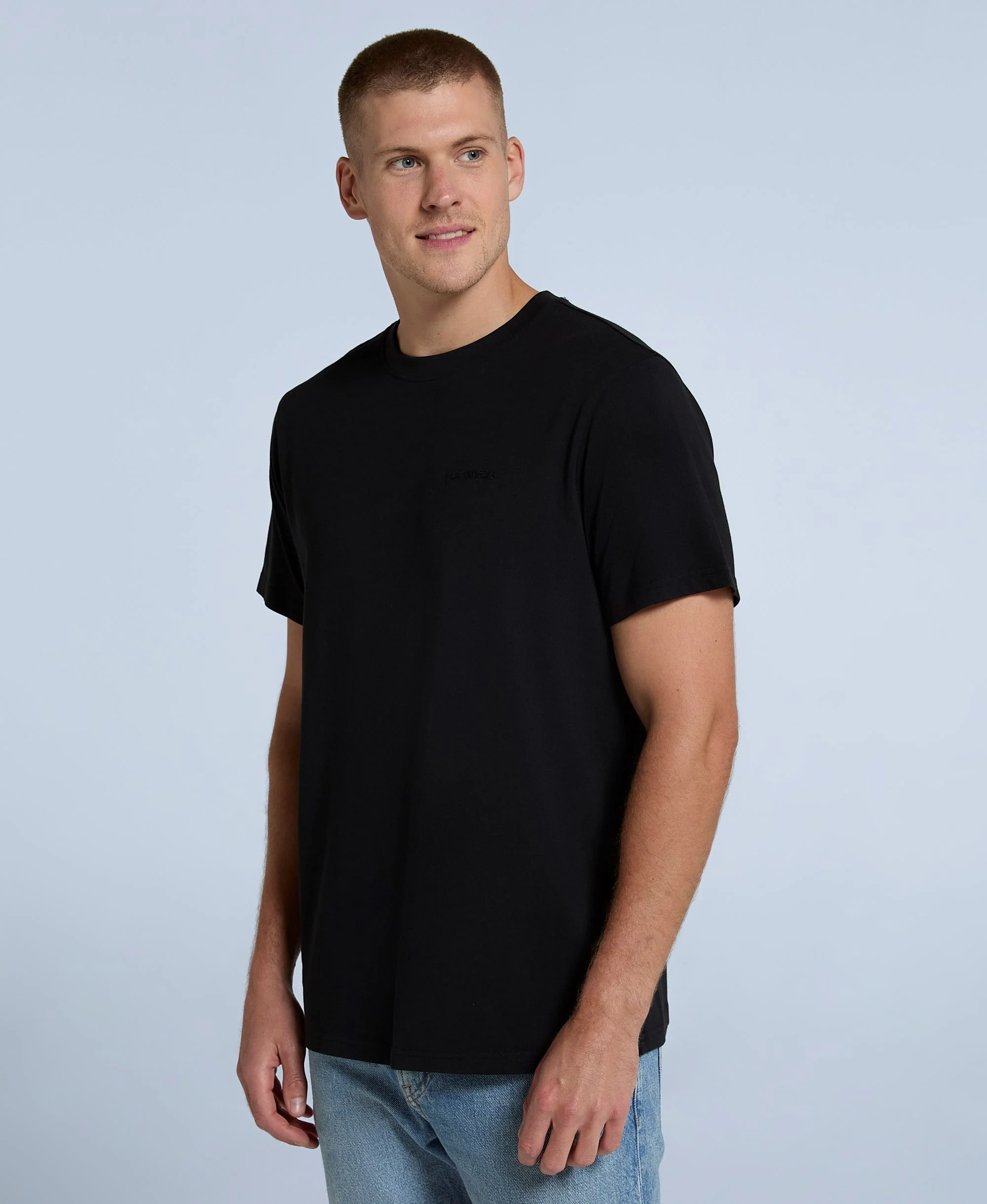 Icon Mens Logo T-Shirt - Jet Black - Image 13