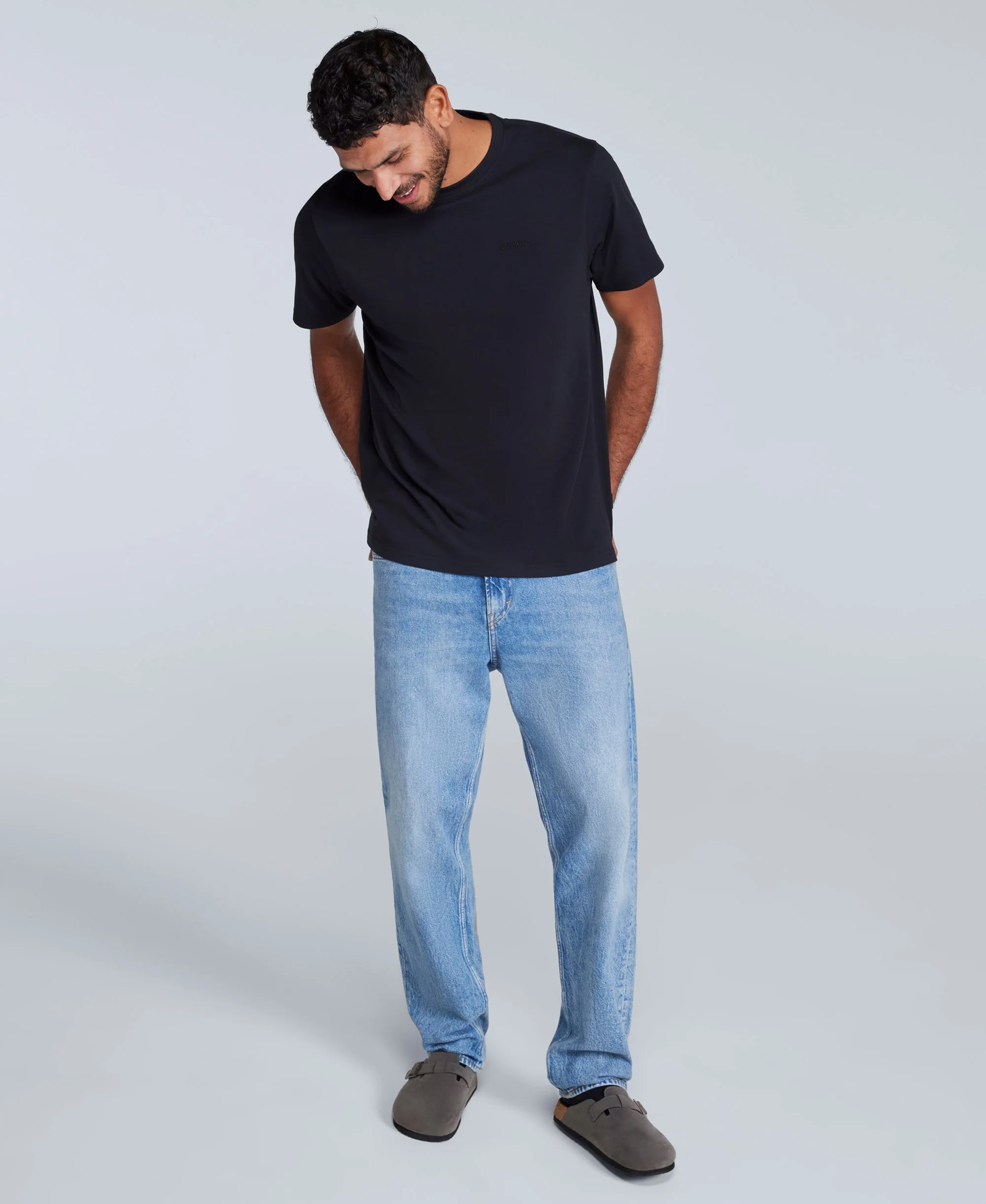 Icon Mens Logo T-Shirt - Jet Black - Image 14
