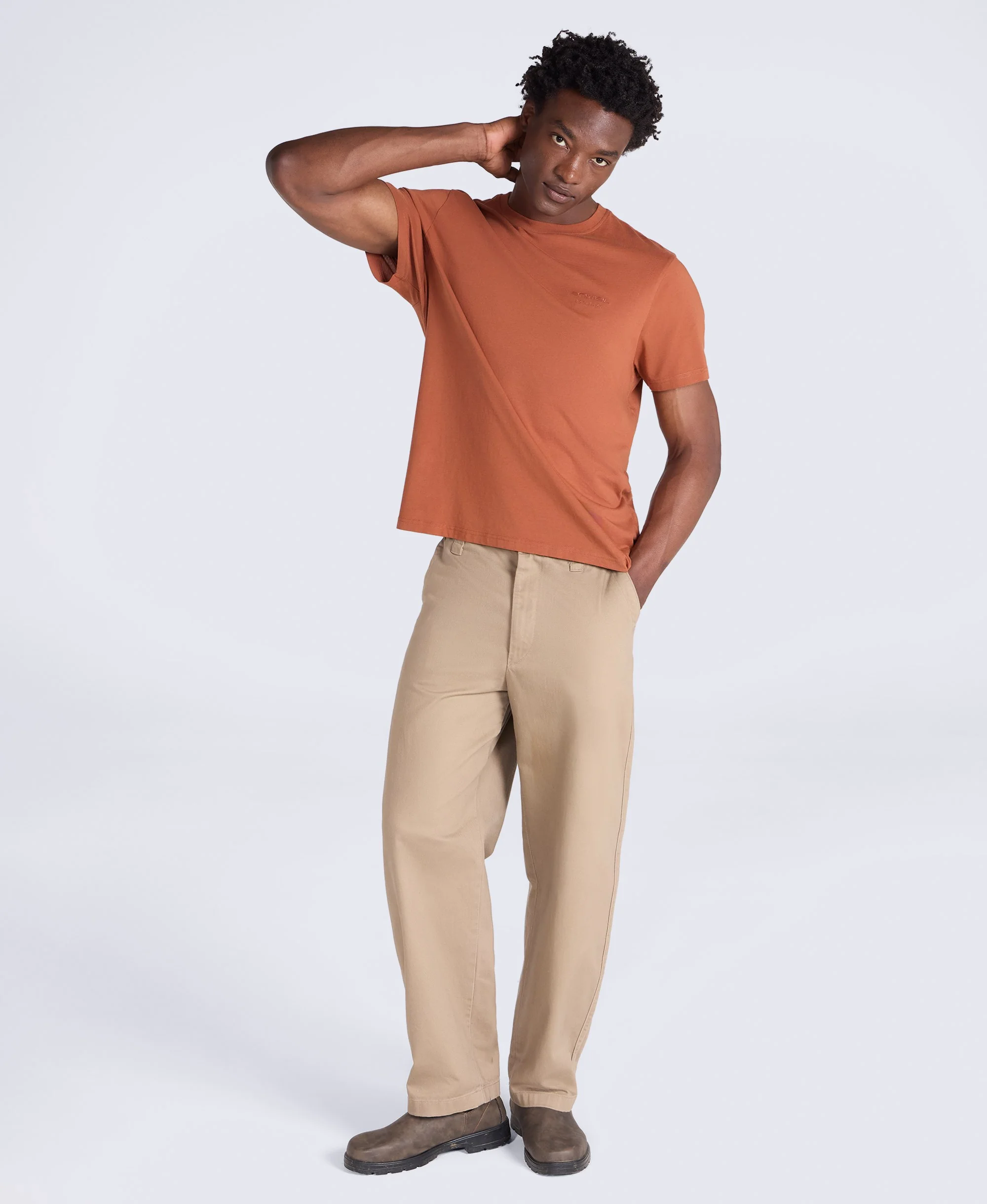 Icon Mens Logo T-Shirt - Rust - Image 2