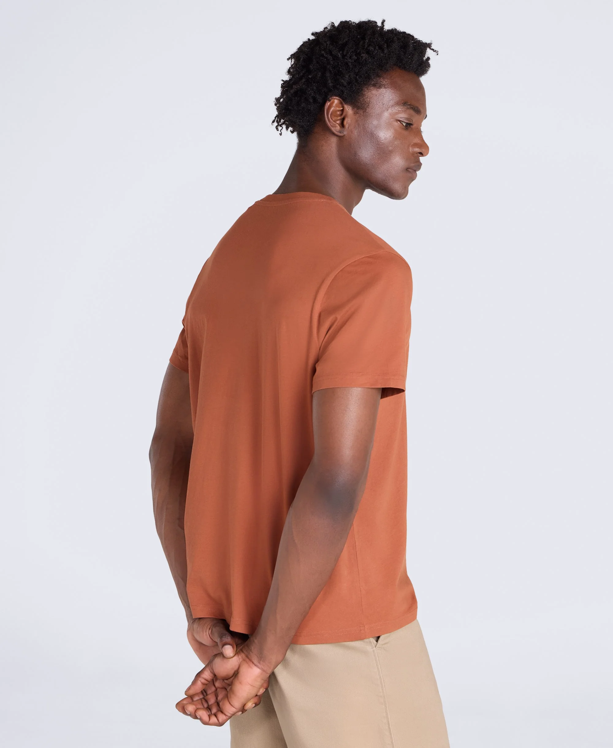Icon Mens Logo T-Shirt - Rust - Image 4
