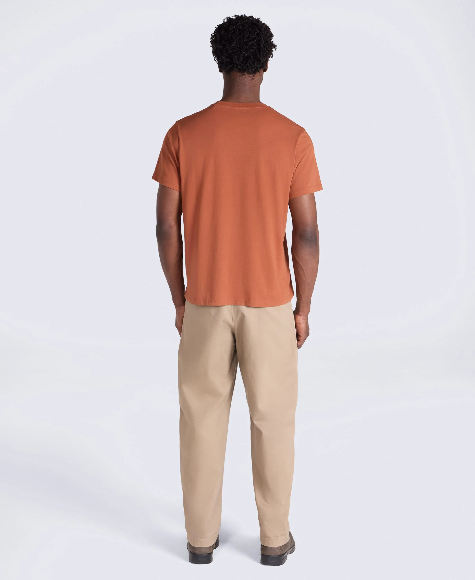 Icon Mens Logo T-Shirt - Rust - Image 5
