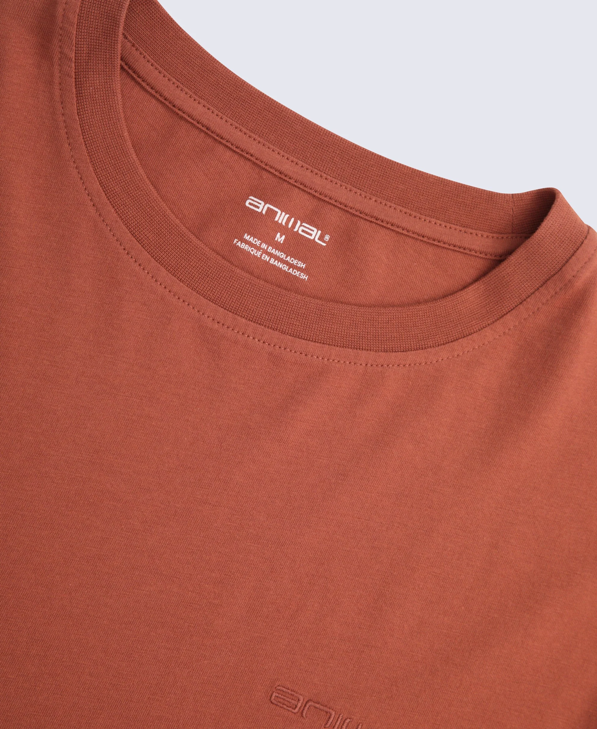 Icon Mens Logo T-Shirt - Rust - Image 8