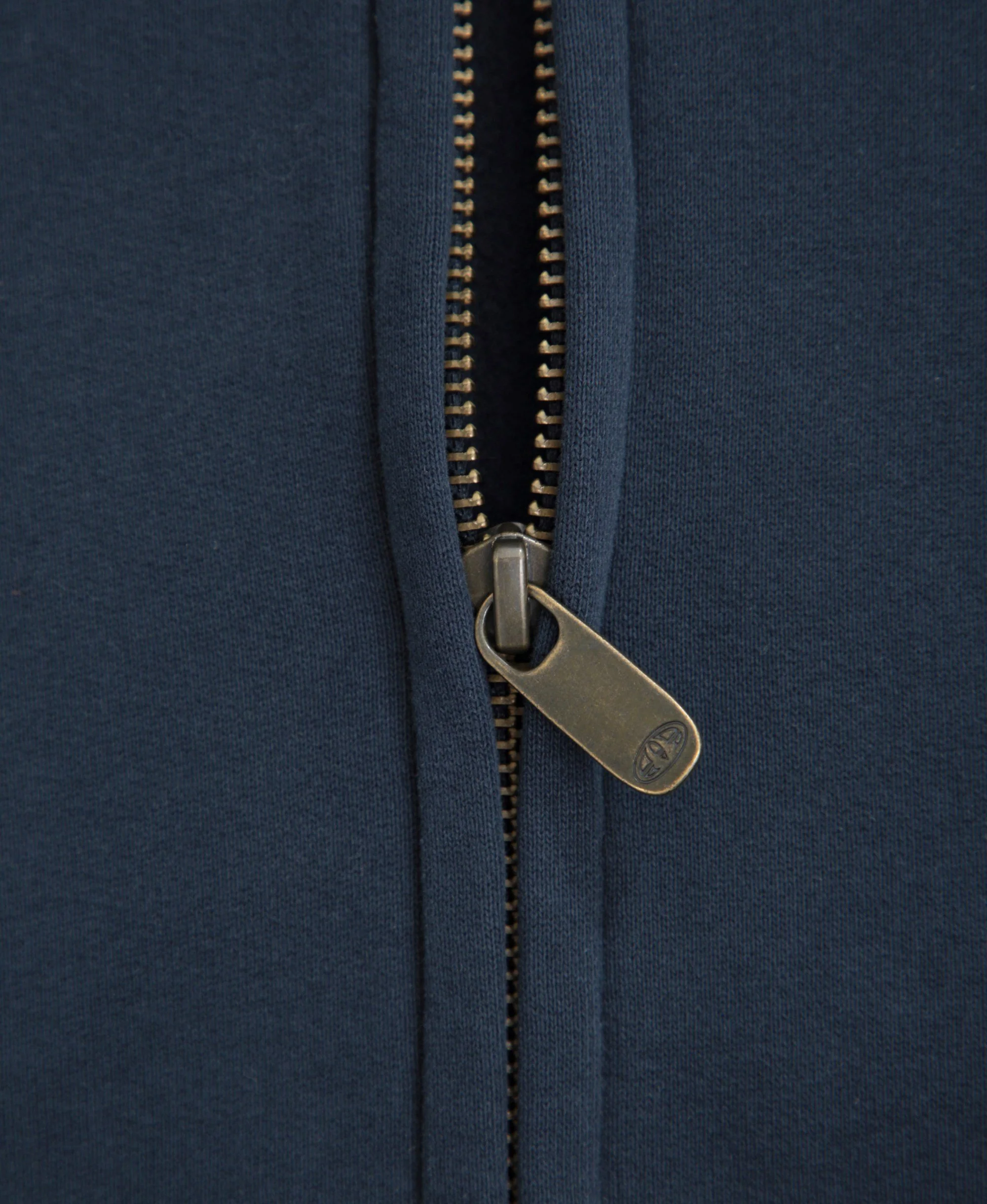 Icon Mens Logo Zip Through Hoodie - Dark Blue - Image 7