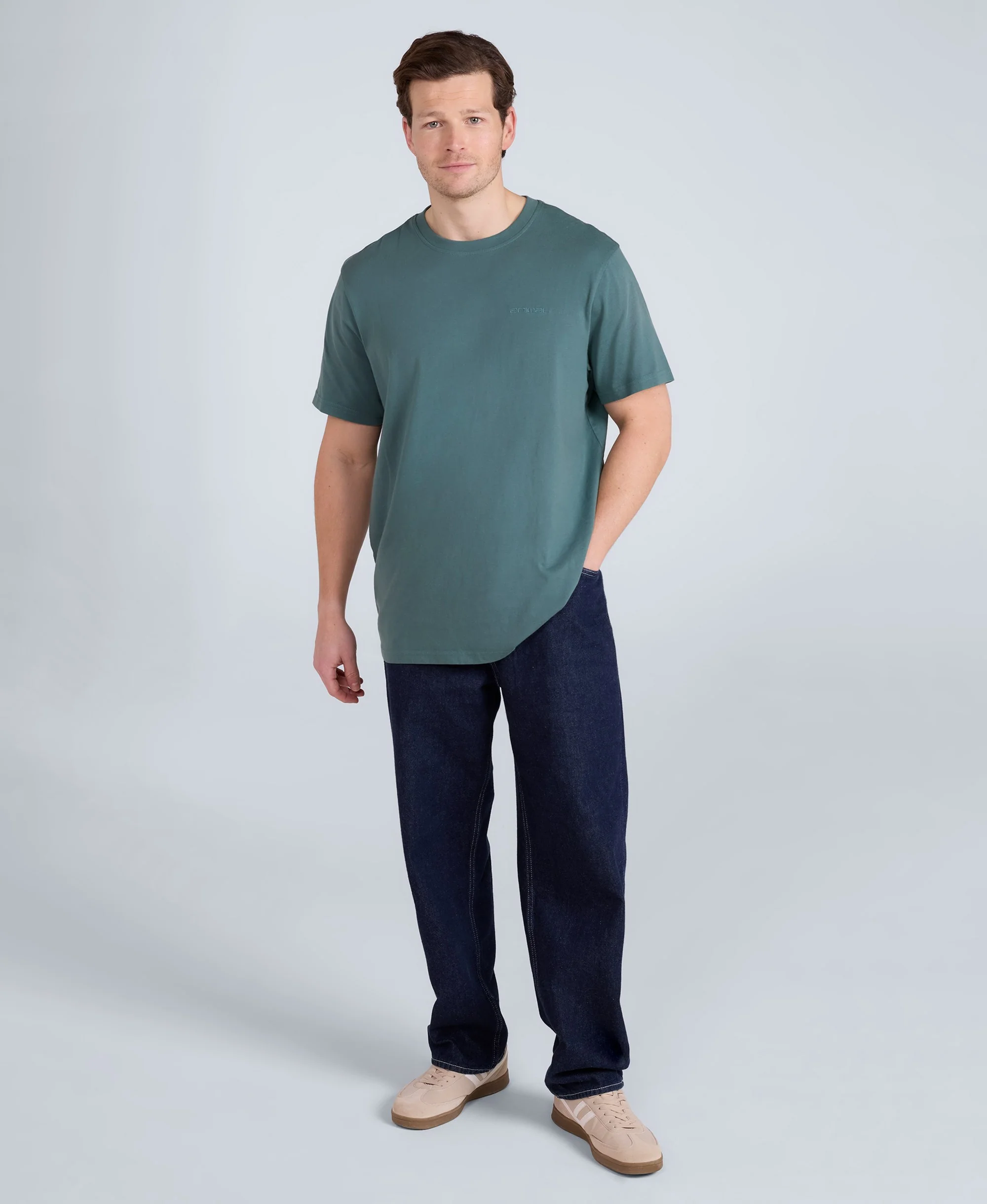 Icon Mens Logo T-Shirt - Green - Image 3