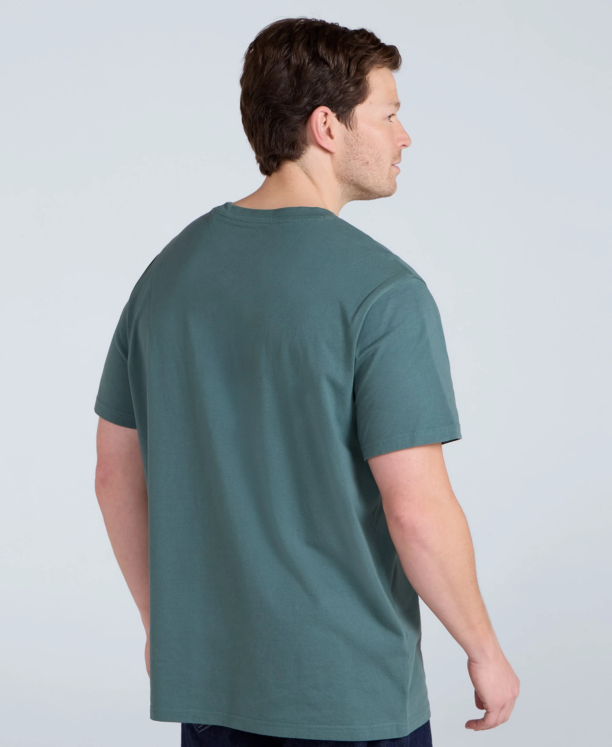 Icon Mens Logo T-Shirt - Green - Image 4