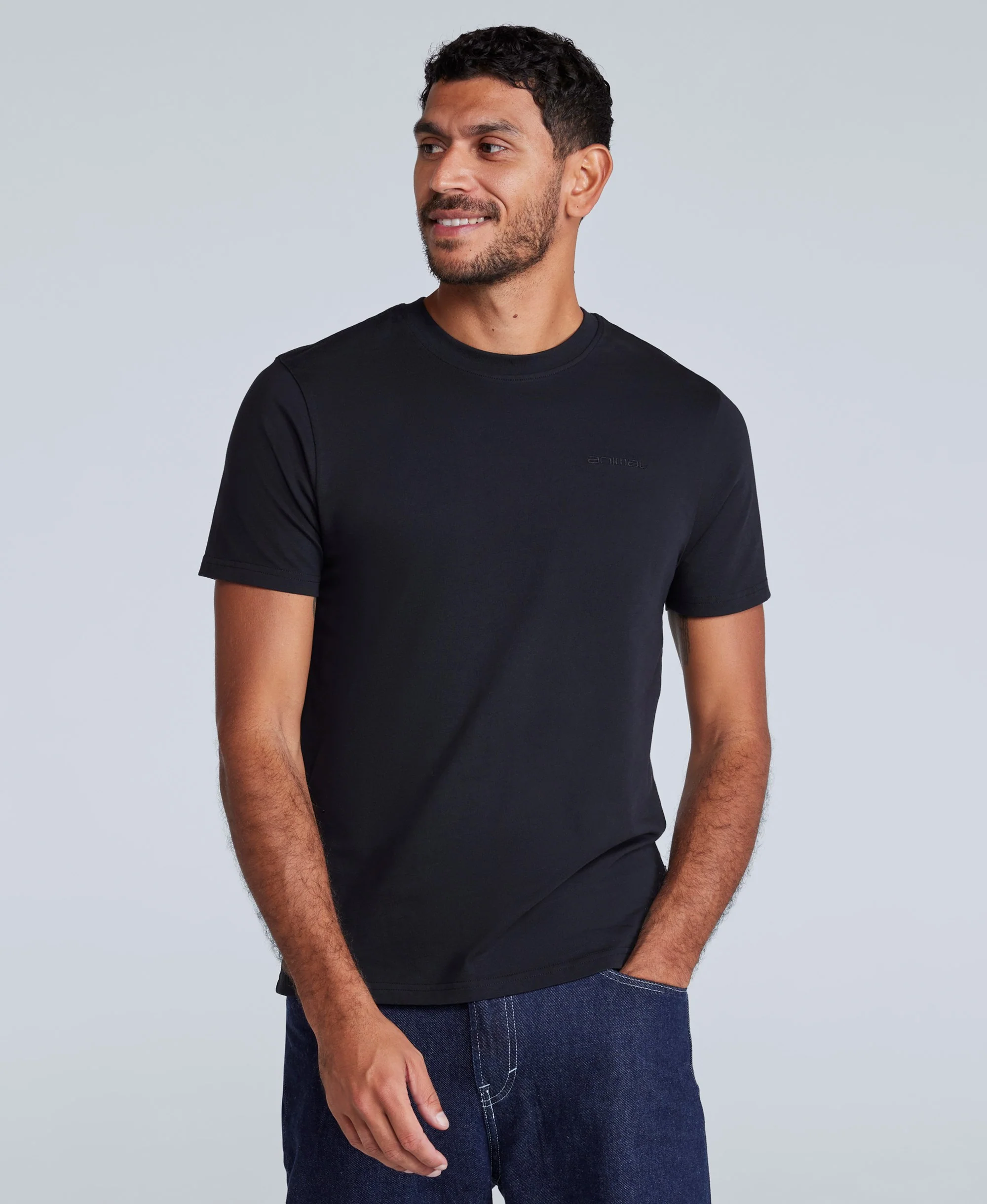 Icon Mens Slim Fit Tee - Black