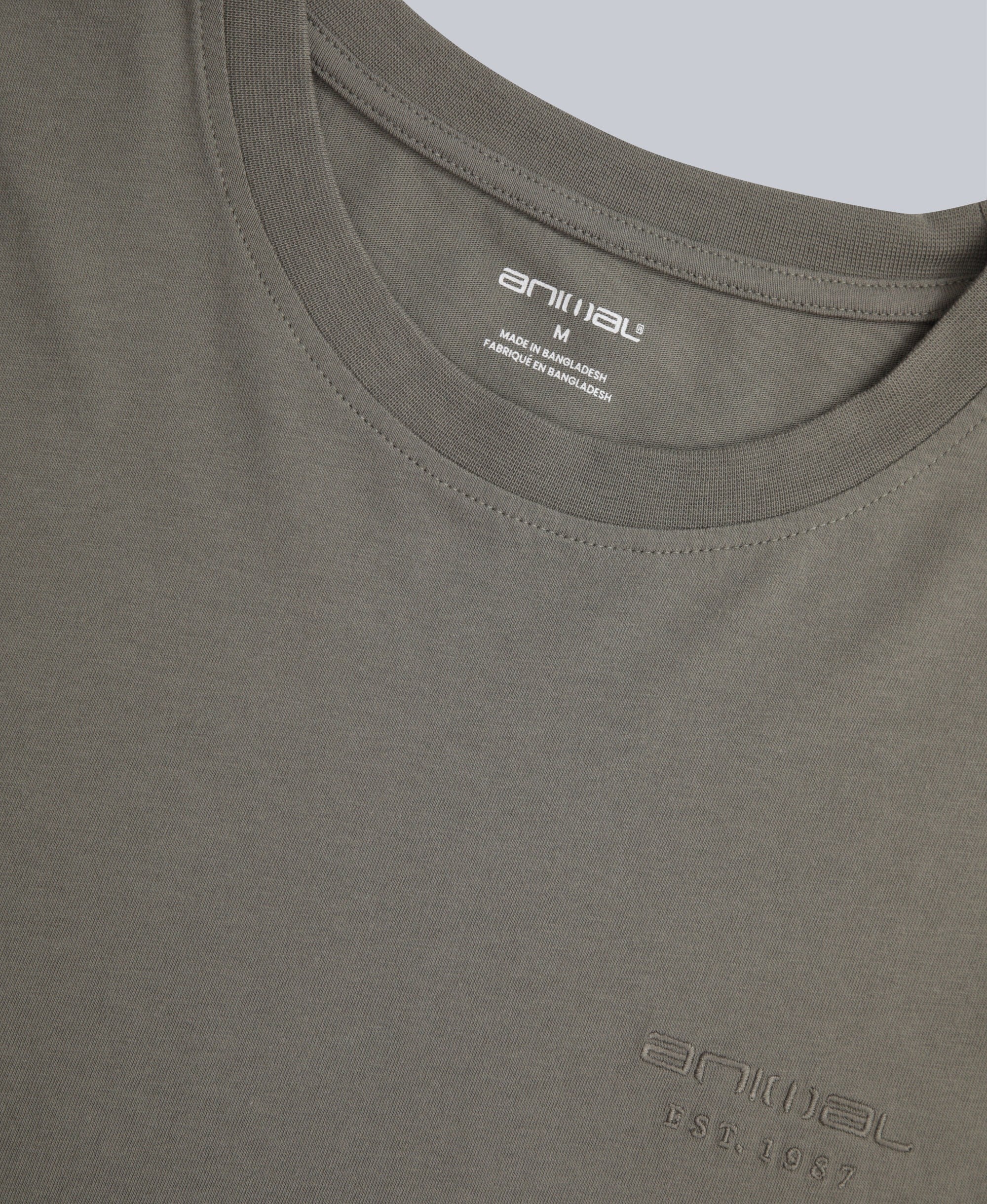 Icon Mens Slim Fit Tee - Khaki - Image 7