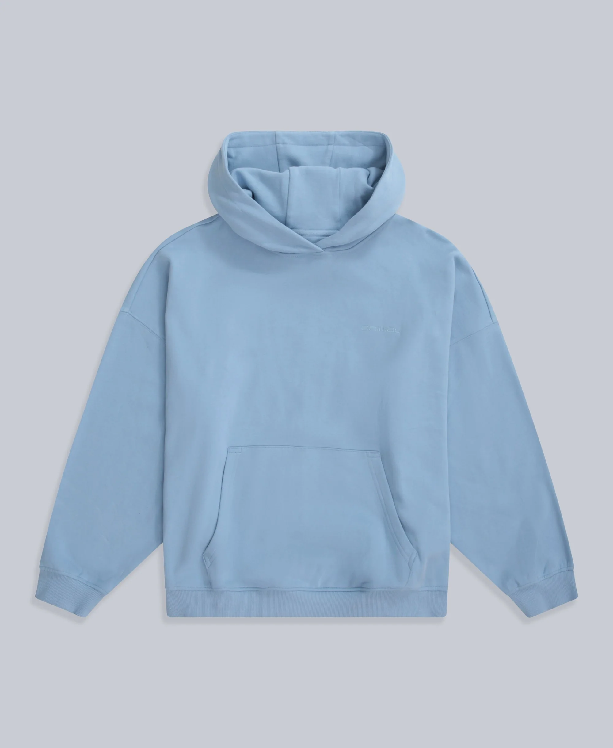 Idol Womens Drop Shoulder Hoodie - Corn Blue - Image 4