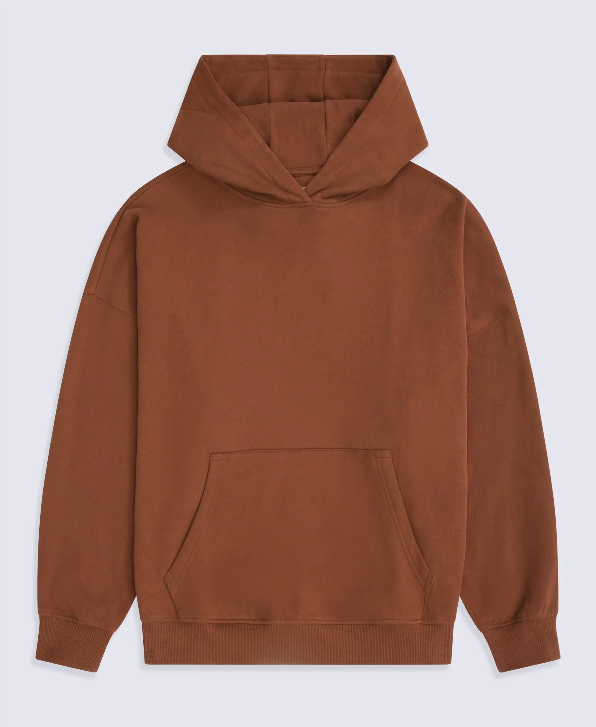 Idol Womens Drop Shoulder Hoodie - Rust - Image 5