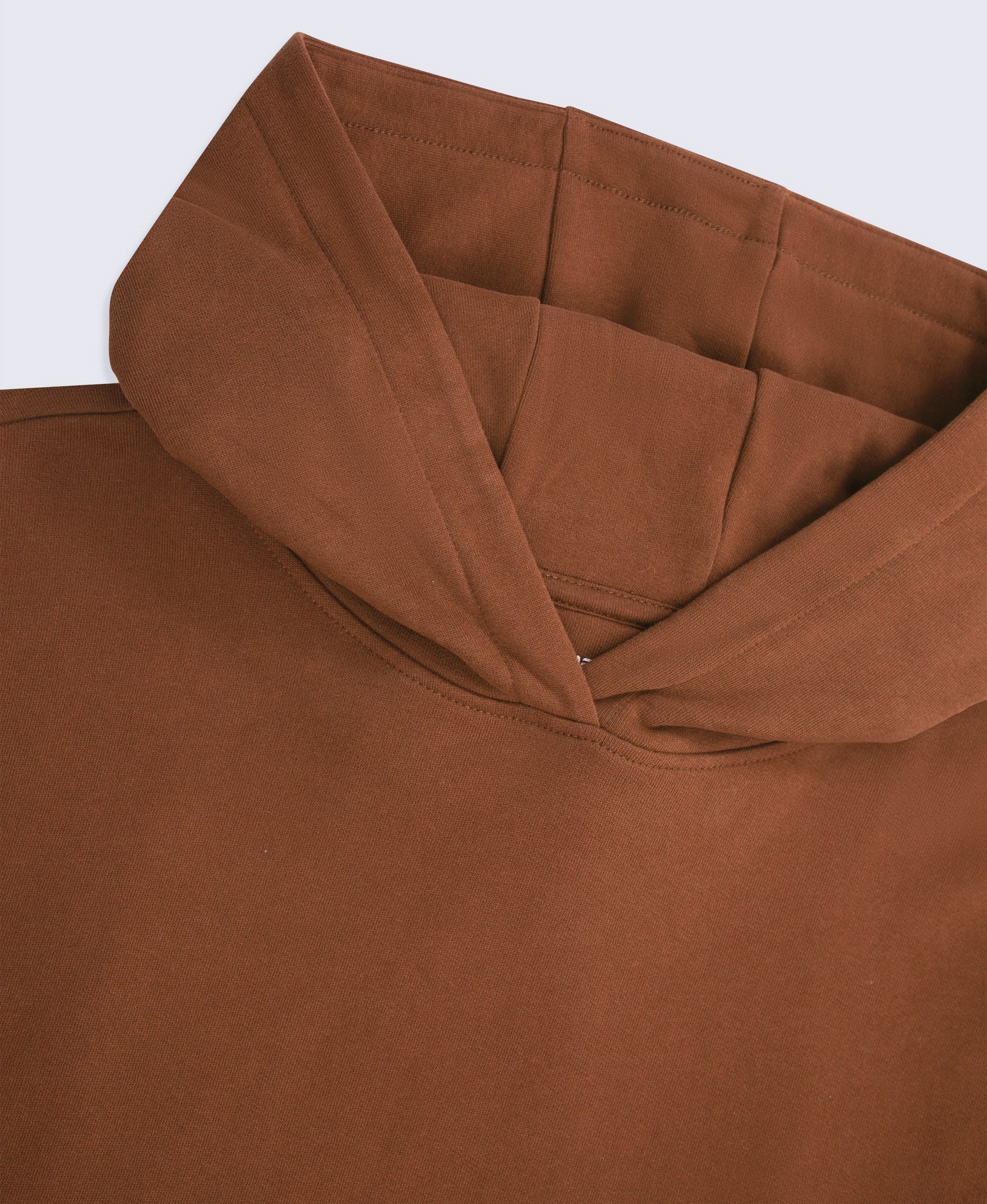 Idol Womens Drop Shoulder Hoodie - Rust - Image 7