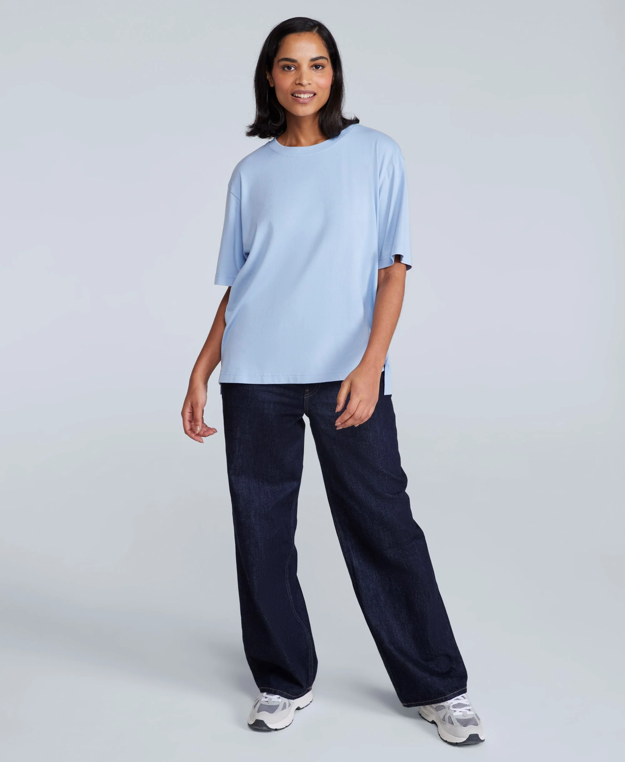 Idol Womens Relaxed Fit T-Shirt - Corn Blue - Image 3