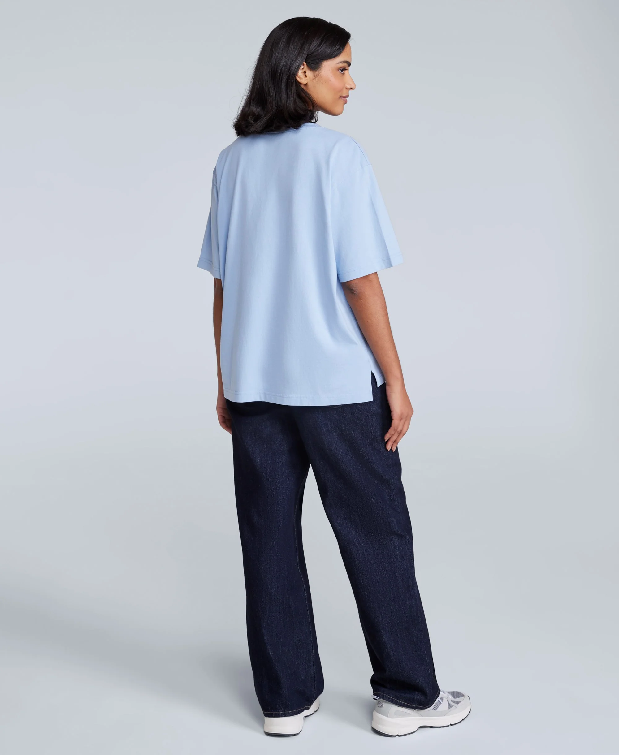 Idol Womens Relaxed Fit T-Shirt - Corn Blue - Image 4